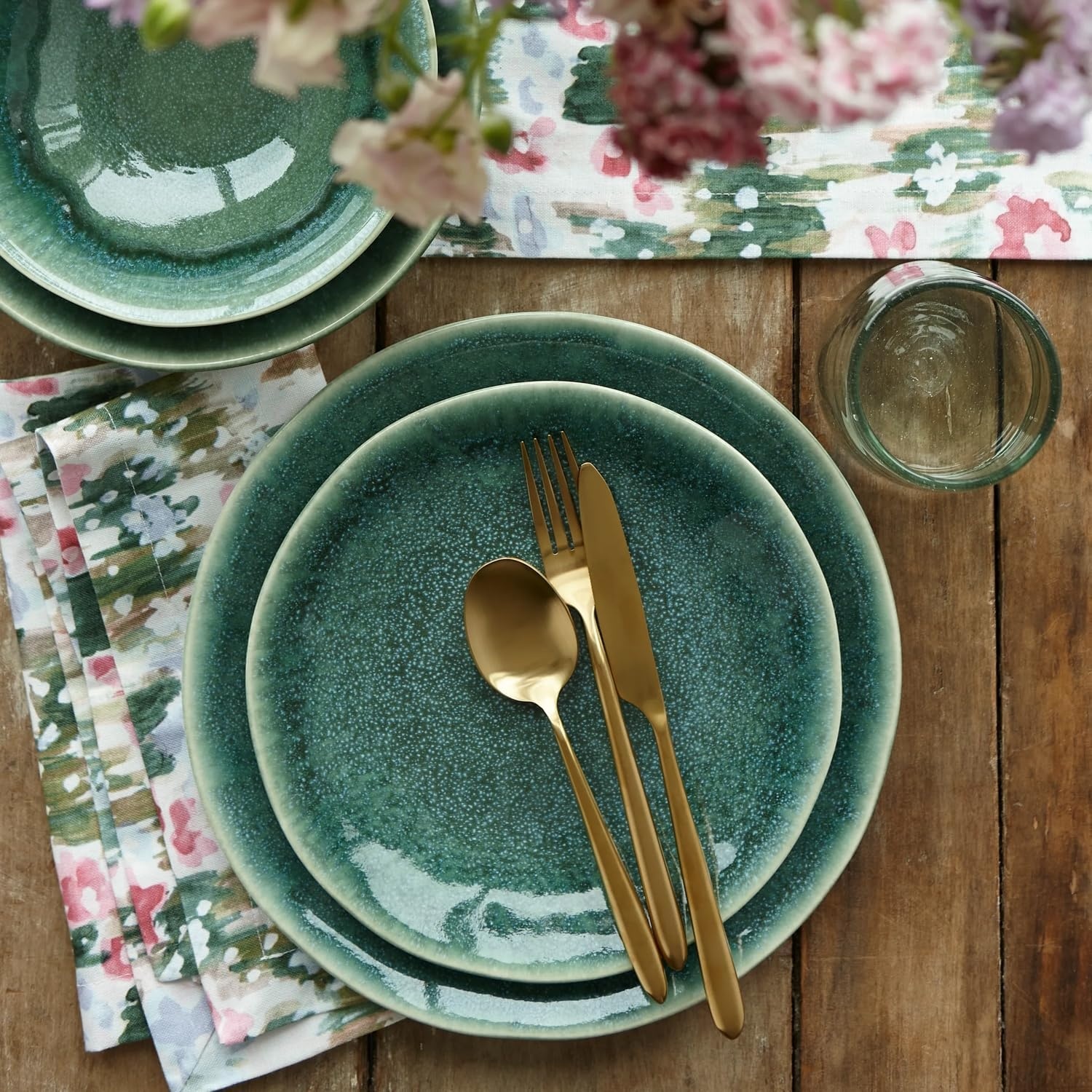 image:imageSur La Table Cloud Pasta Bowl WhiteEmerald Green
