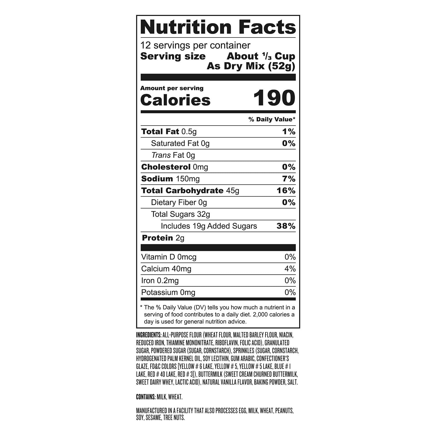 image:imageSur La Table Confetti Cake Mix Tan
