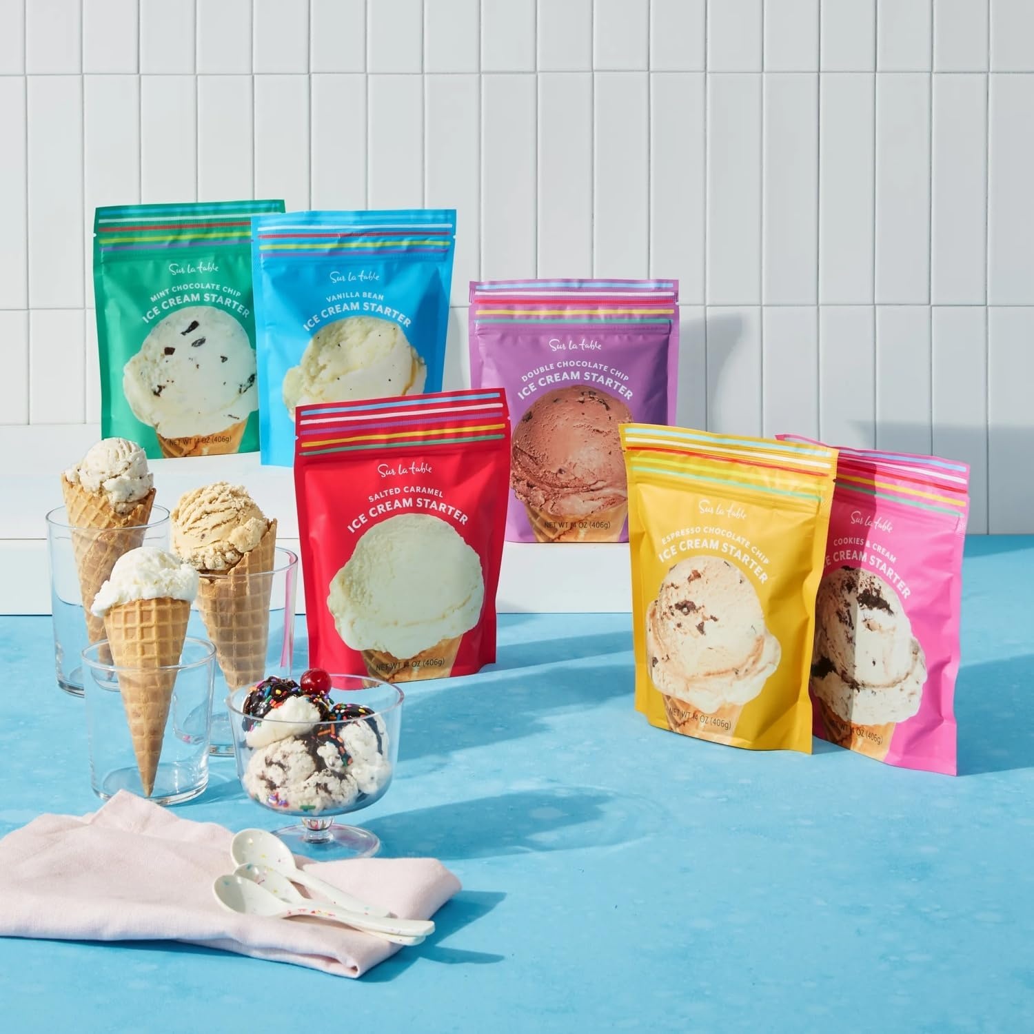 image:imageSur La Table Cookies amp Cream Ice Cream Starter Pink
