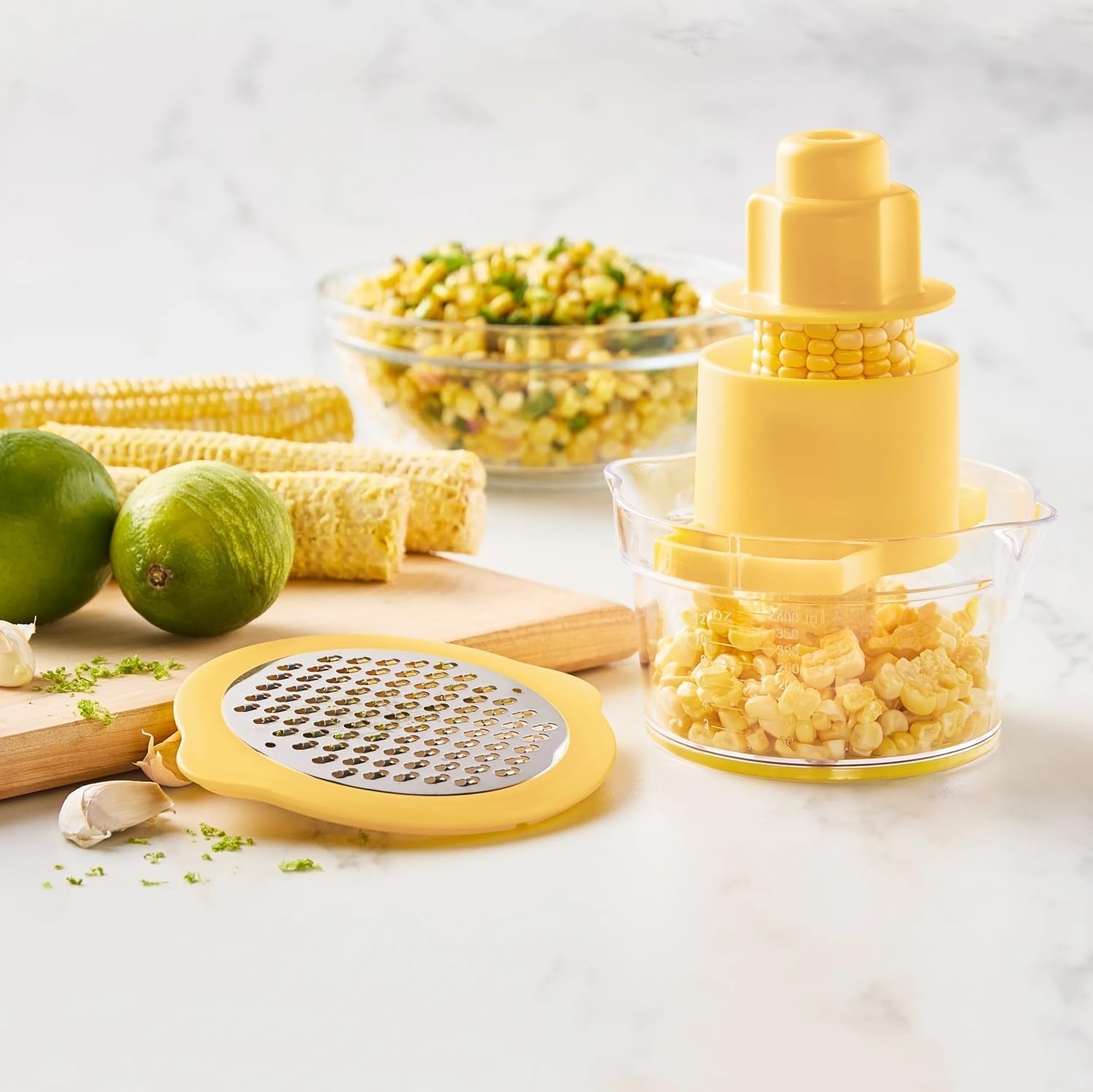 image:imageSur La Table Corn Stripper amp Grater Yellow