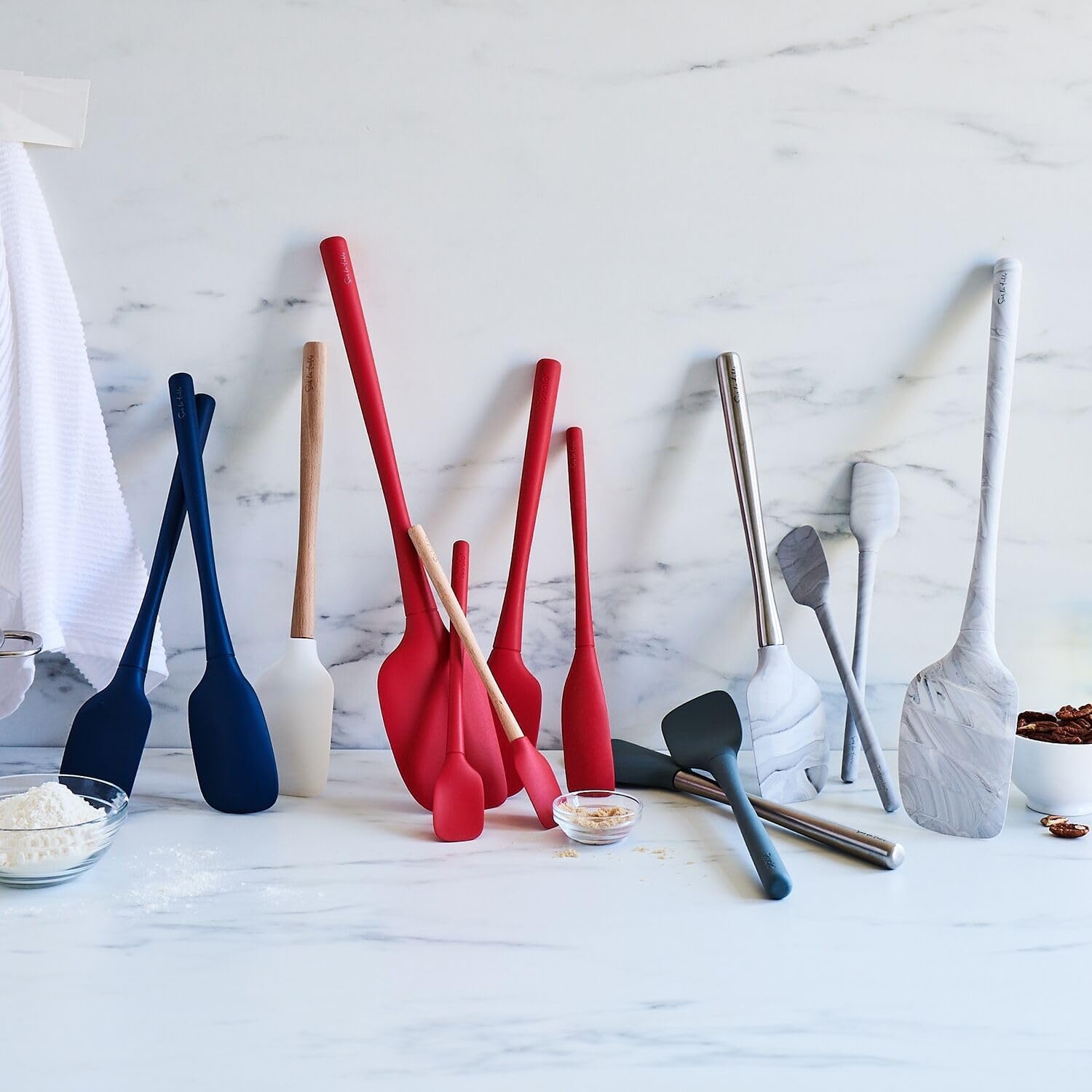 image:imageSur La Table FlexCore Silicone Spatula with Stainless Steel Handle Charcoal