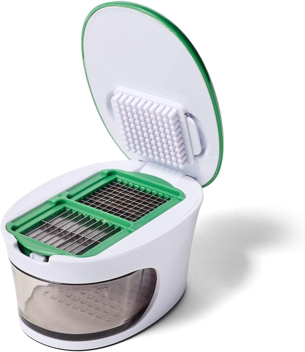 image:imageSur La Table Garlic Chop amp Slice Tool Green