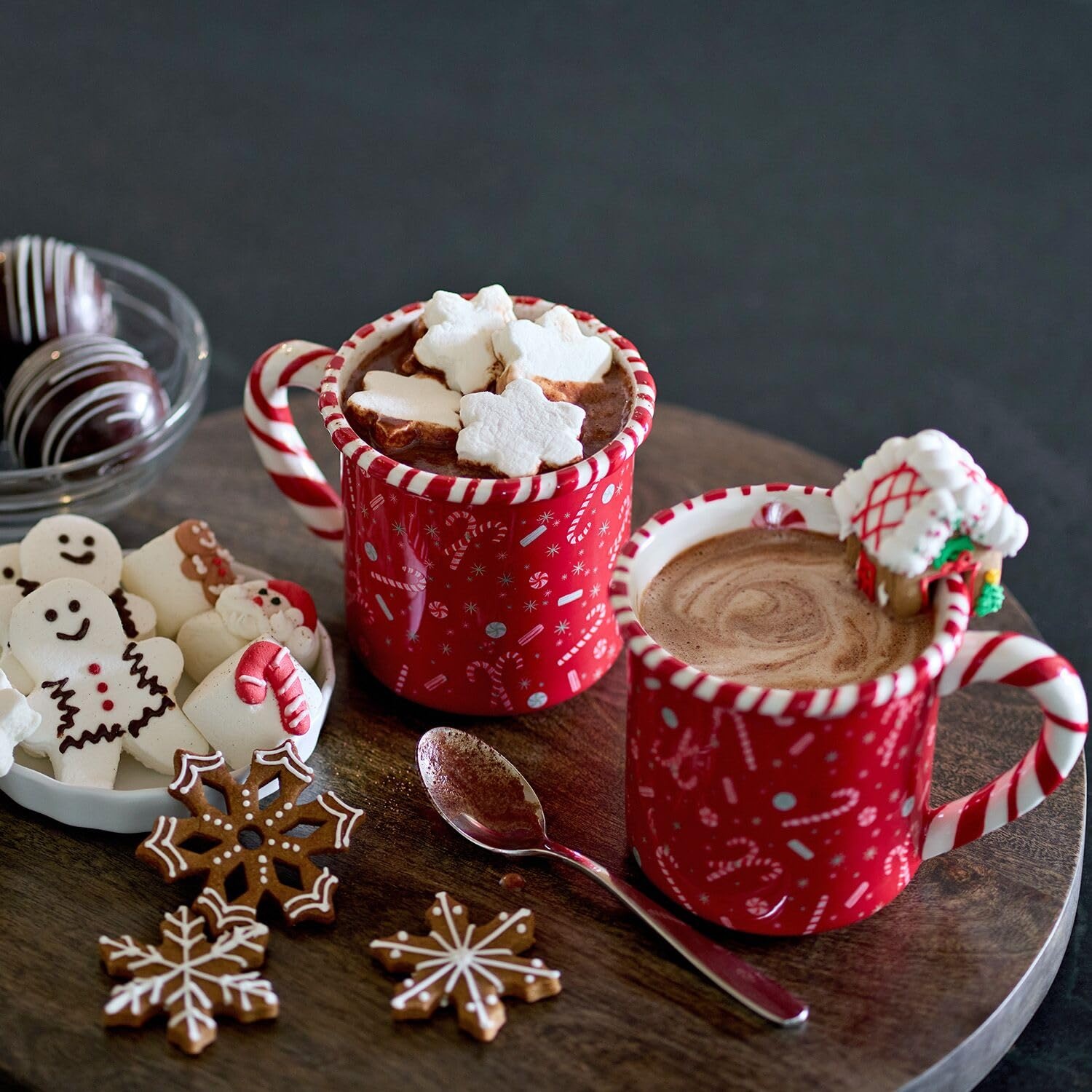 image:imageSur La Table Gingerbread Marshmallows Set of 3 White