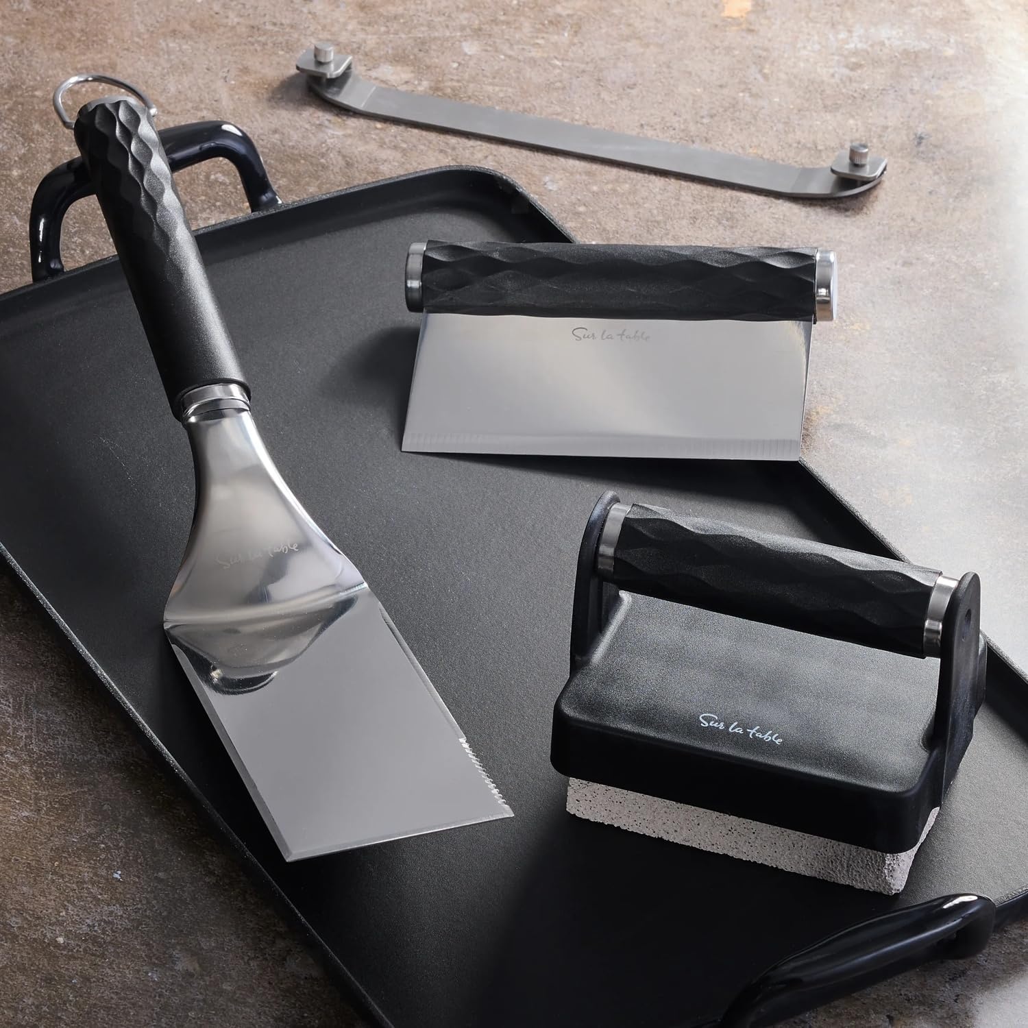 image:imageSur La Table Griddle Top Tool Kit Stainless Steel