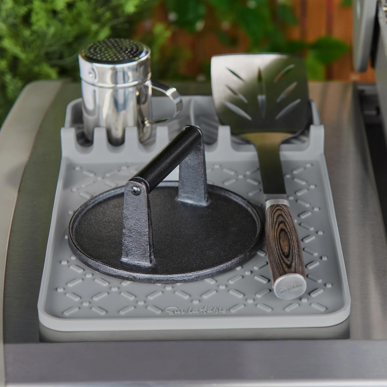 image:imageSur La Table Grillside Silicone Mat Gray