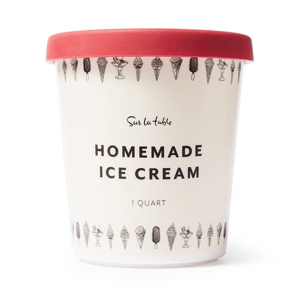 image:imageSur La Table Ice Cream Tub Insulated Stainless Steel Container for Storing and Scooping Homemade Ice CreamBlue