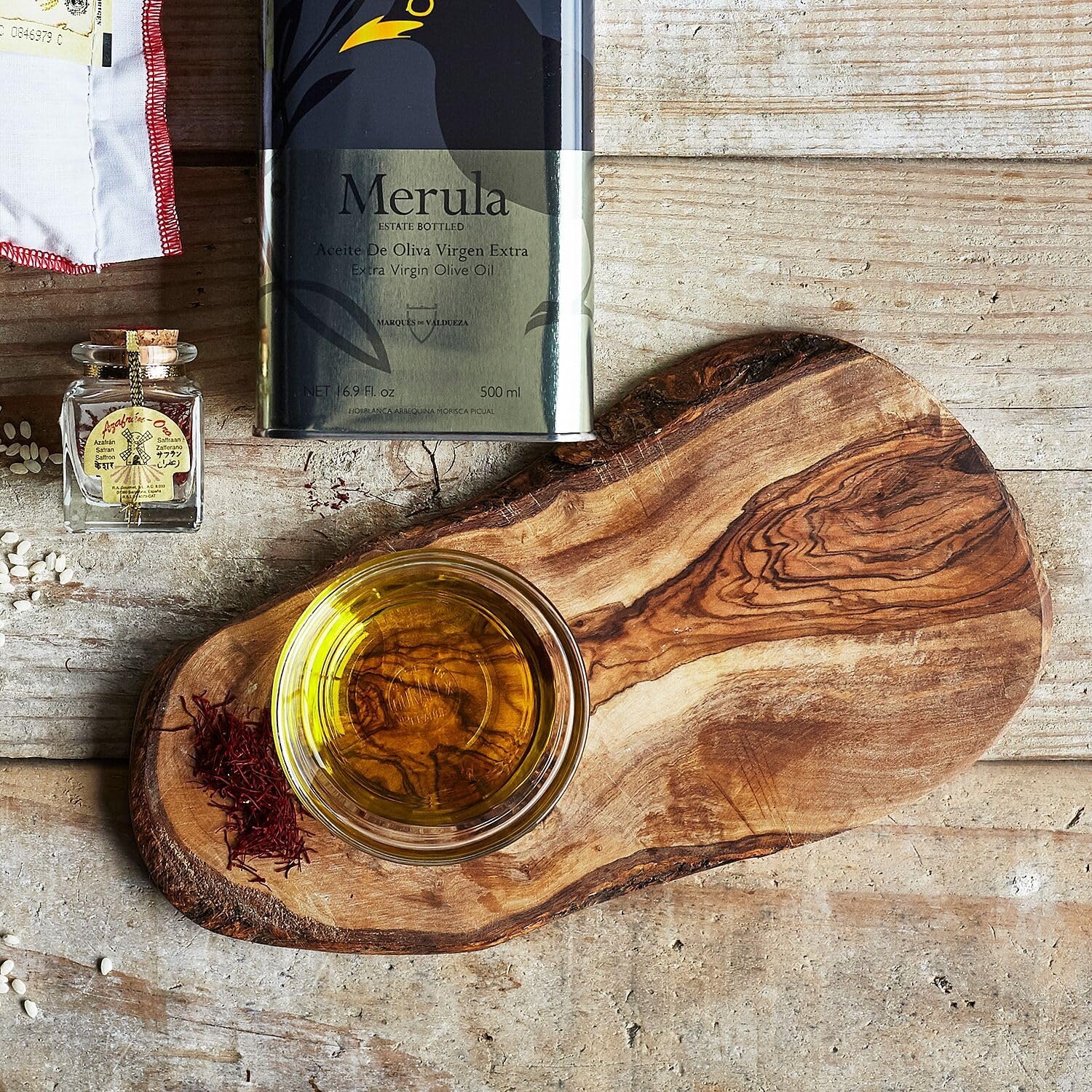 image:imageSur La Table Italian Olivewood Slice Serving Board TanTan