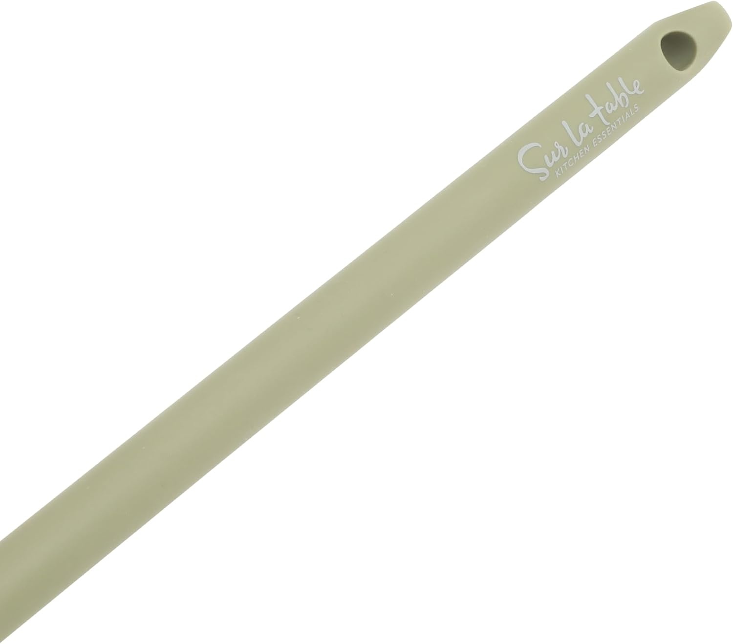 image:imageSur La Table Kitchen Essential Mealcraft Silicone Slotted Turner TaupeJuniper Green Silicone