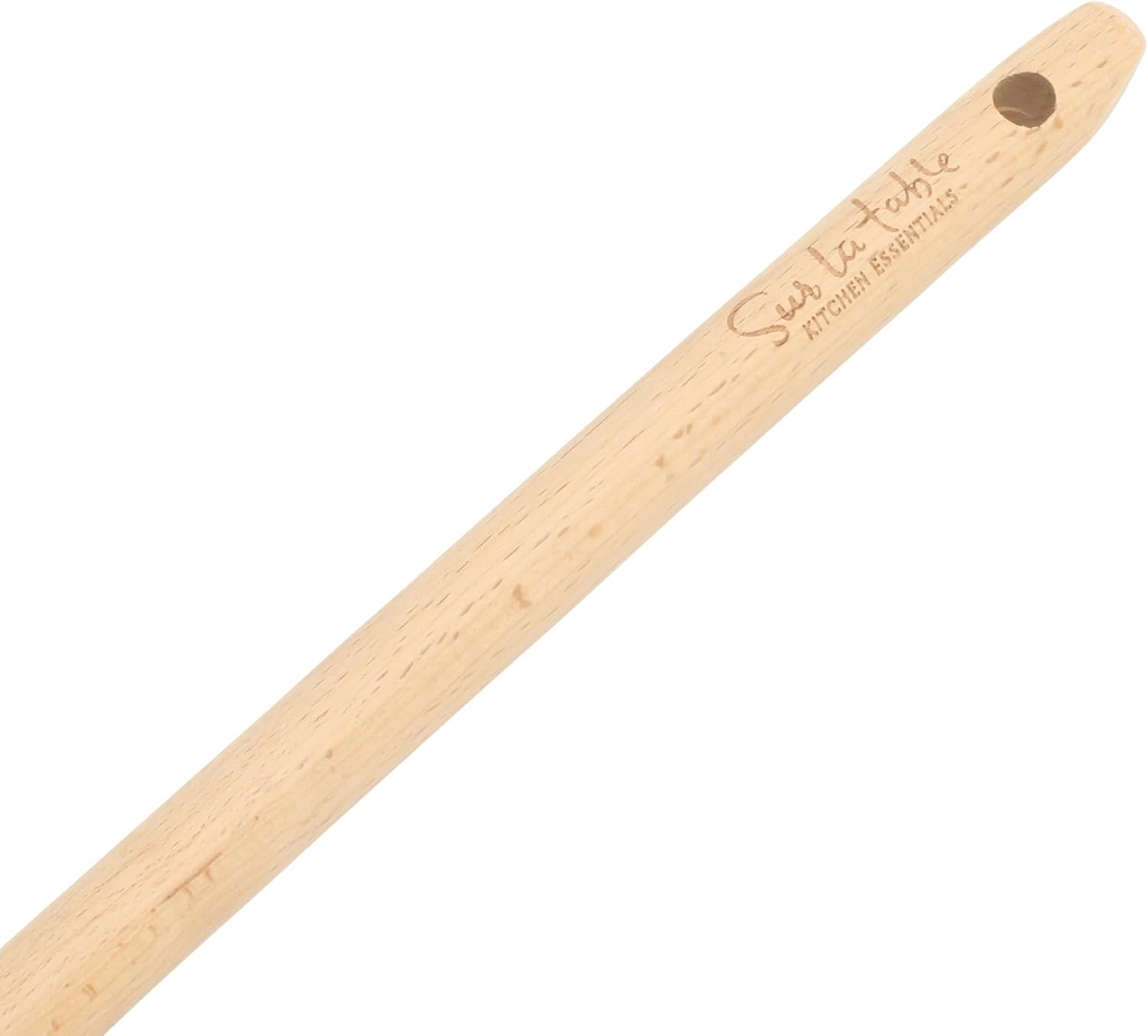 image:imageSur La Table Kitchen Essential Mealcraft Silicone Slotted Turner TaupeJuniper Green SiliconeBeechwood
