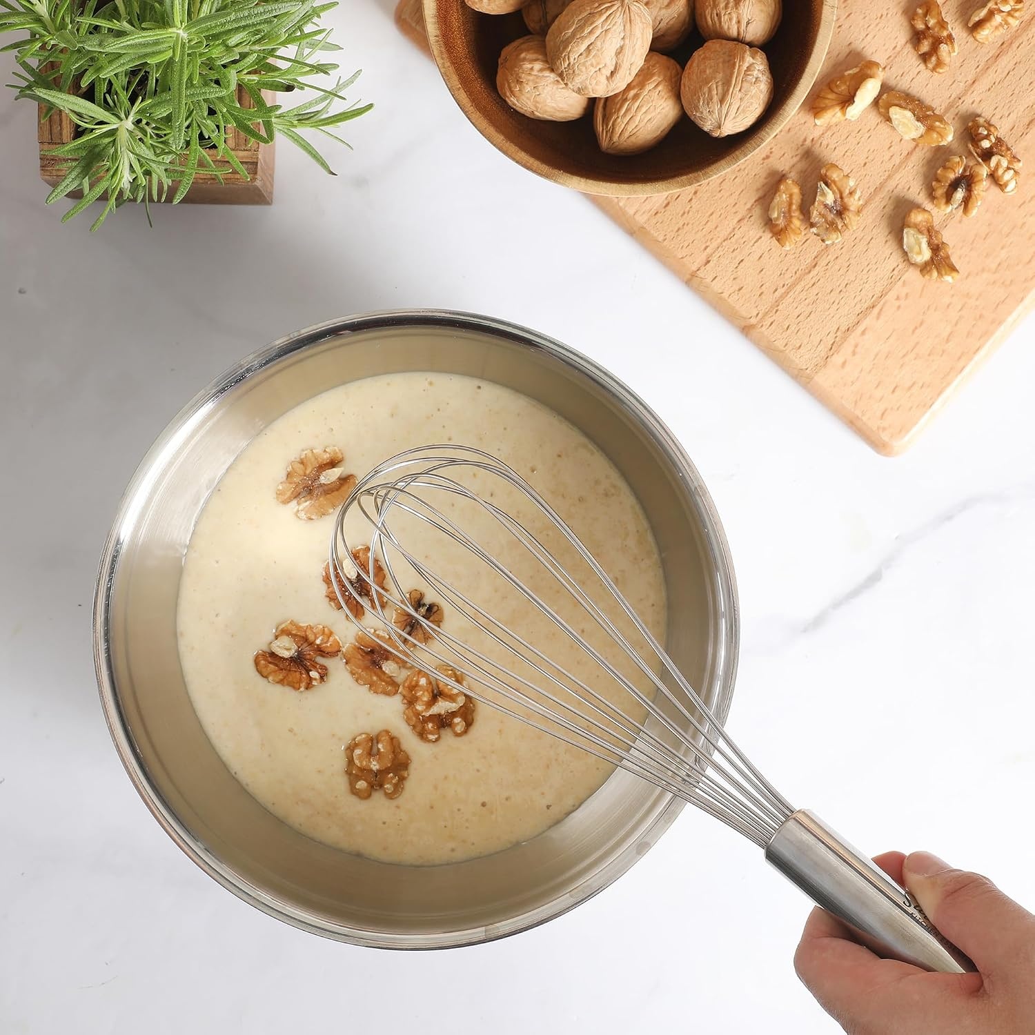 image:imageSur La Table Kitchen Essential Steelhaus 1 Piece 12 Stainlees Steel Balloon WhiskSteelhaus Stainless Steel