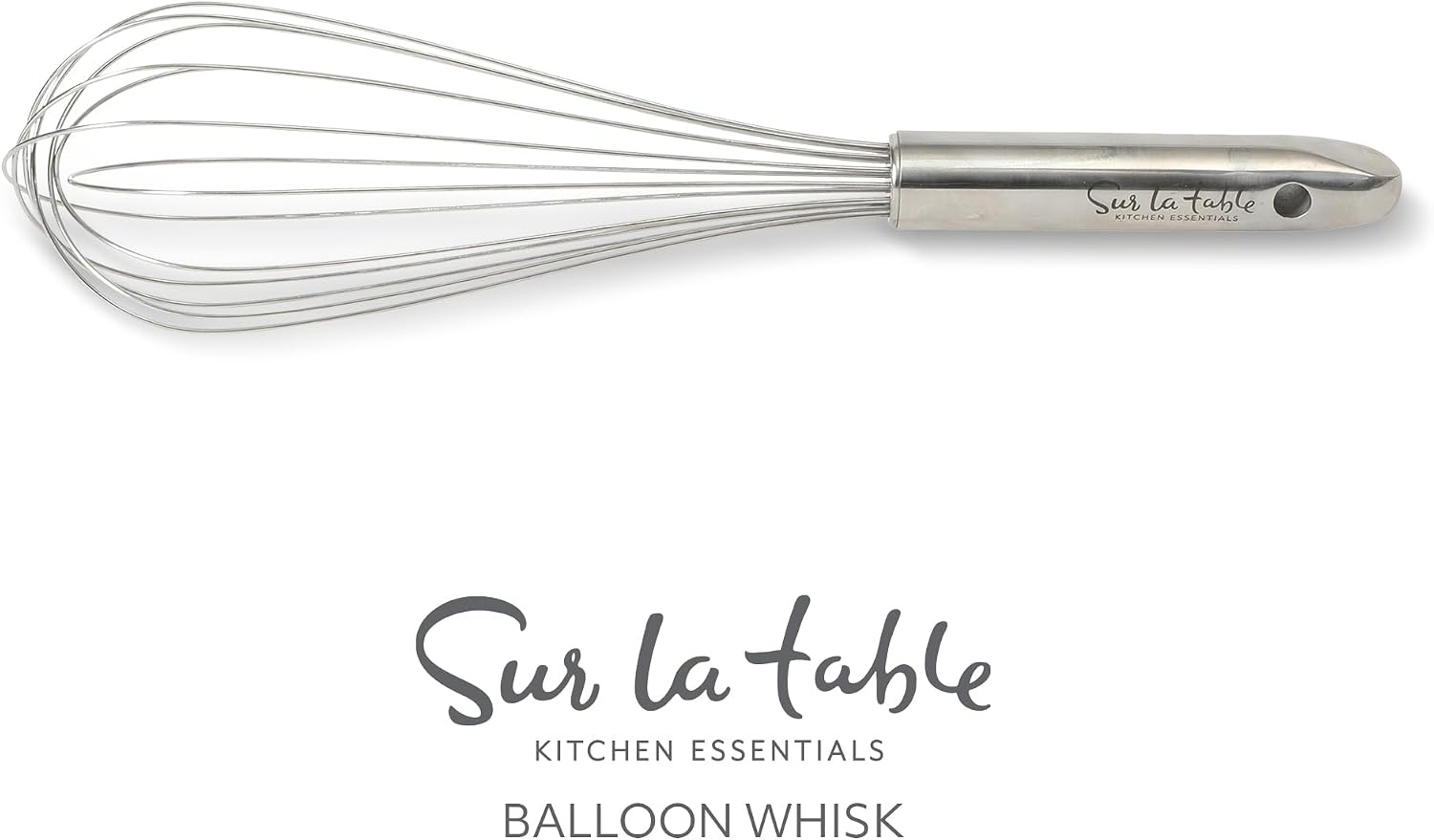 image:imageSur La Table Kitchen Essential Steelhaus 1 Piece 12 Stainlees Steel Balloon WhiskSteelhaus Stainless Steel