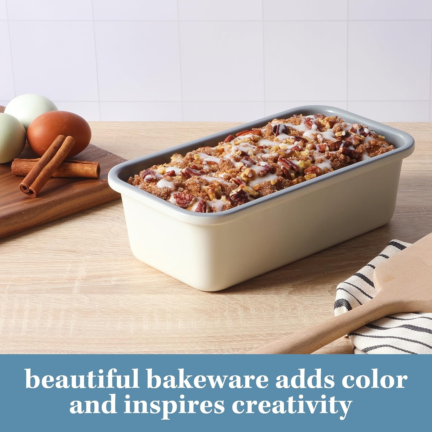image:imageSur La Table Kitchen Essentials Bake Sale 13 X 9 Inch PFOA PFAS PTFE Free Nonstick CookieBaking Sheet Linen WhiteLinen White