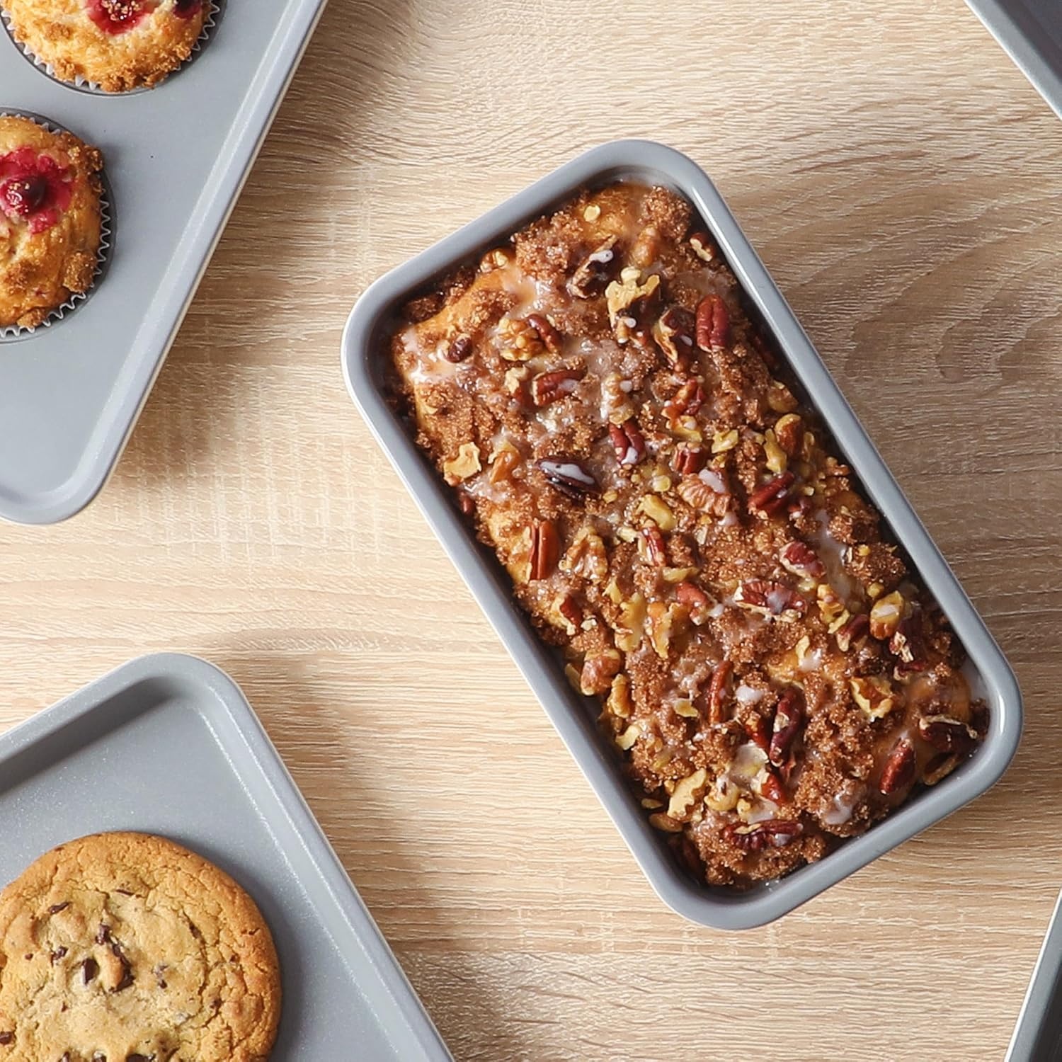 image:imageSur La Table Kitchen Essentials Bake Sale 13 X 9 Inch PFOA PFAS PTFE Free Nonstick CookieBaking Sheet Linen WhiteLinen White