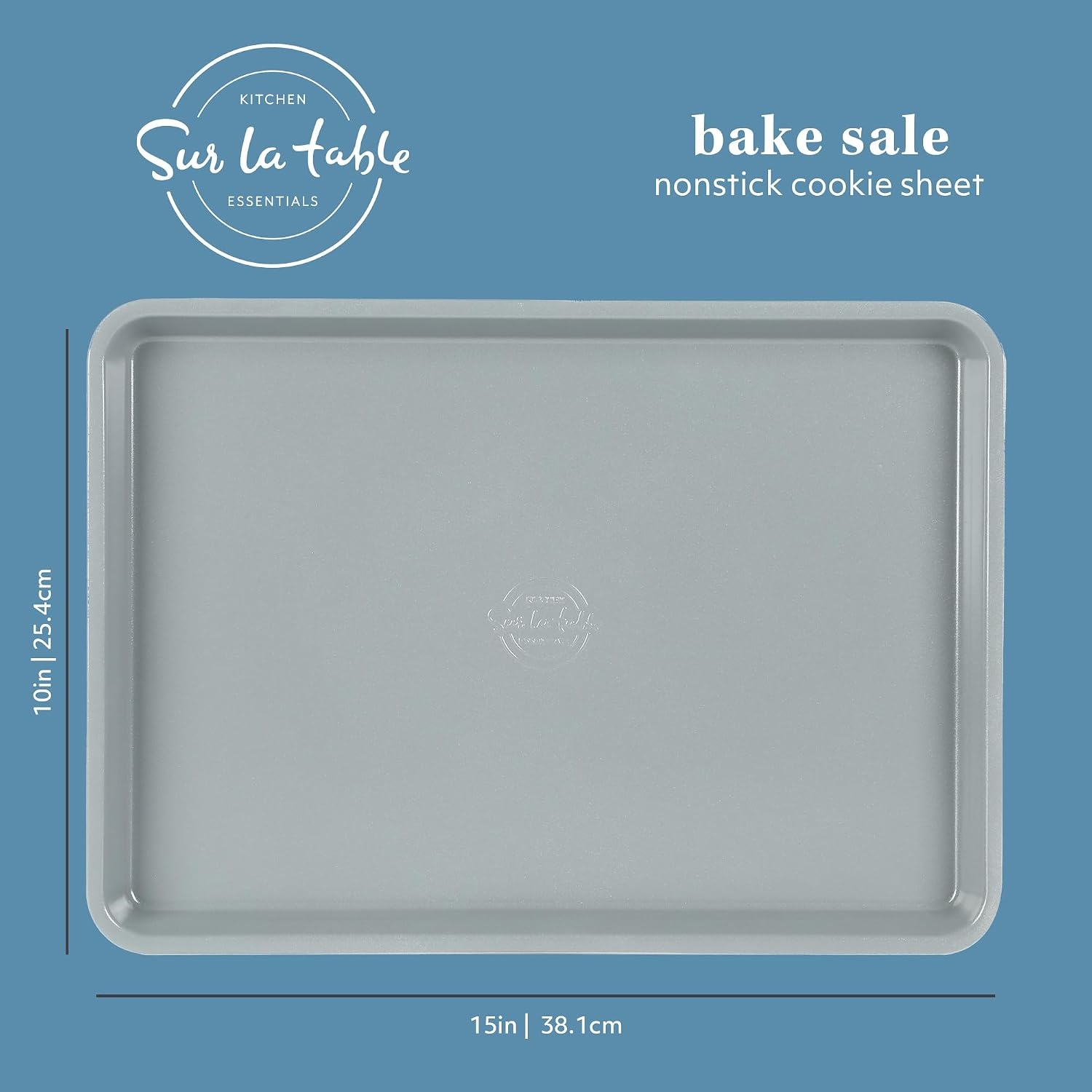 image:imageSur La Table Kitchen Essentials Bake Sale 13 X 9 Inch PFOA PFAS PTFE Free Nonstick CookieBaking Sheet Linen WhiteLinen White