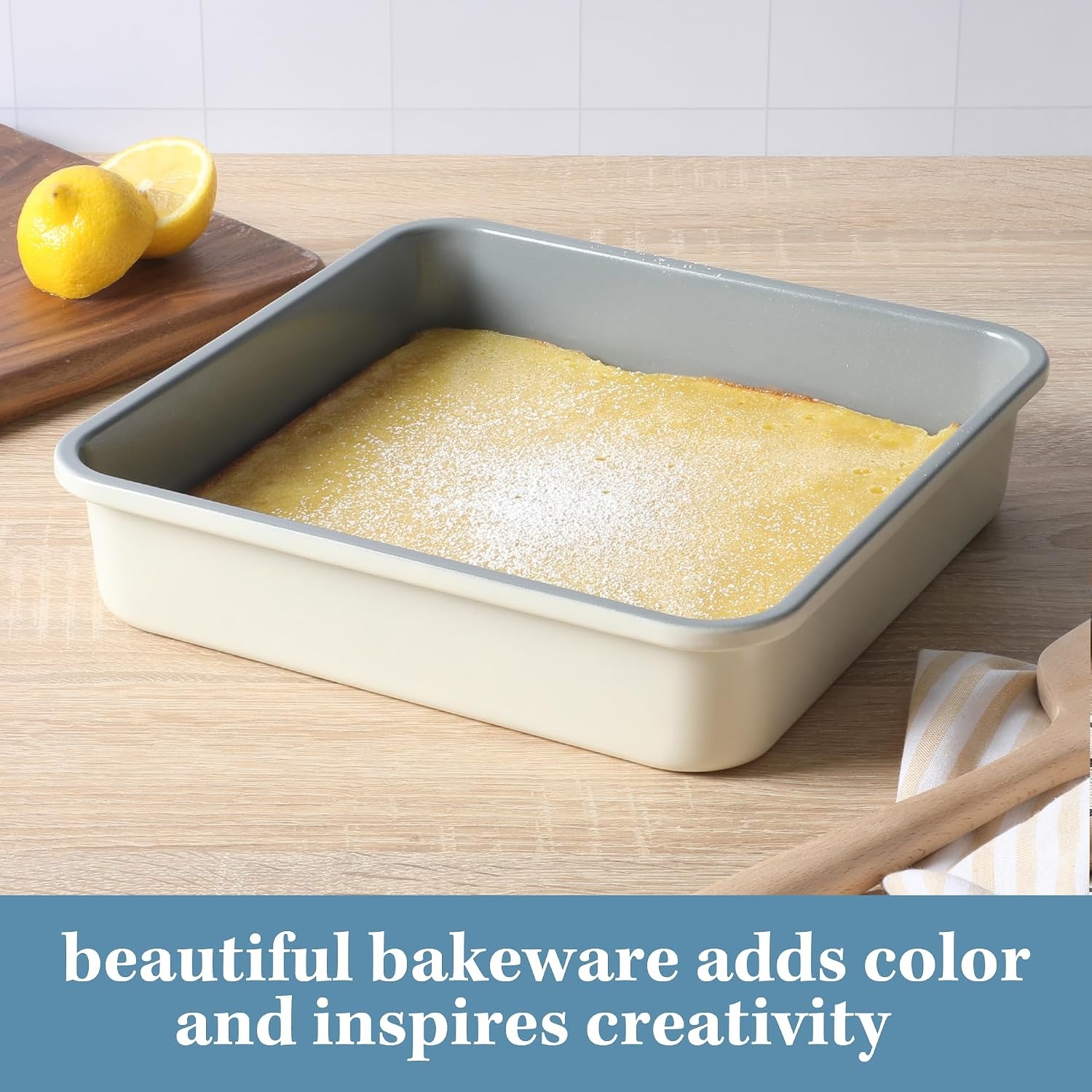 image:imageSur La Table Kitchen Essentials Bake Sale 13 X 9 Inch PFOA PFAS PTFE Free Nonstick CookieBaking Sheet Linen WhiteLinen White