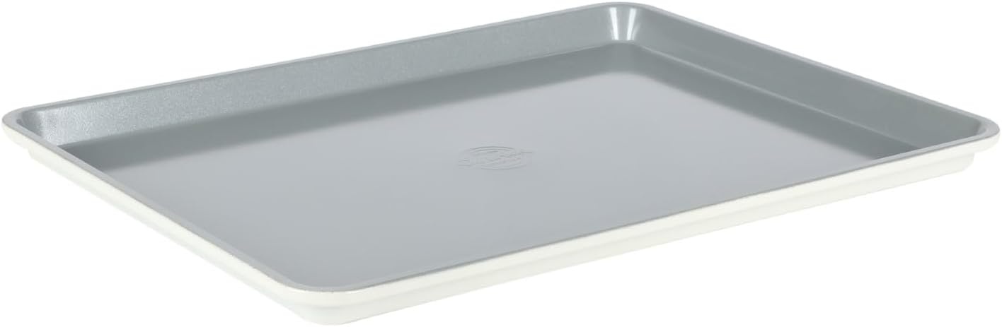 image:imageSur La Table Kitchen Essentials Bake Sale 13 X 9 Inch PFOA PFAS PTFE Free Nonstick CookieBaking Sheet Linen WhiteLinen White