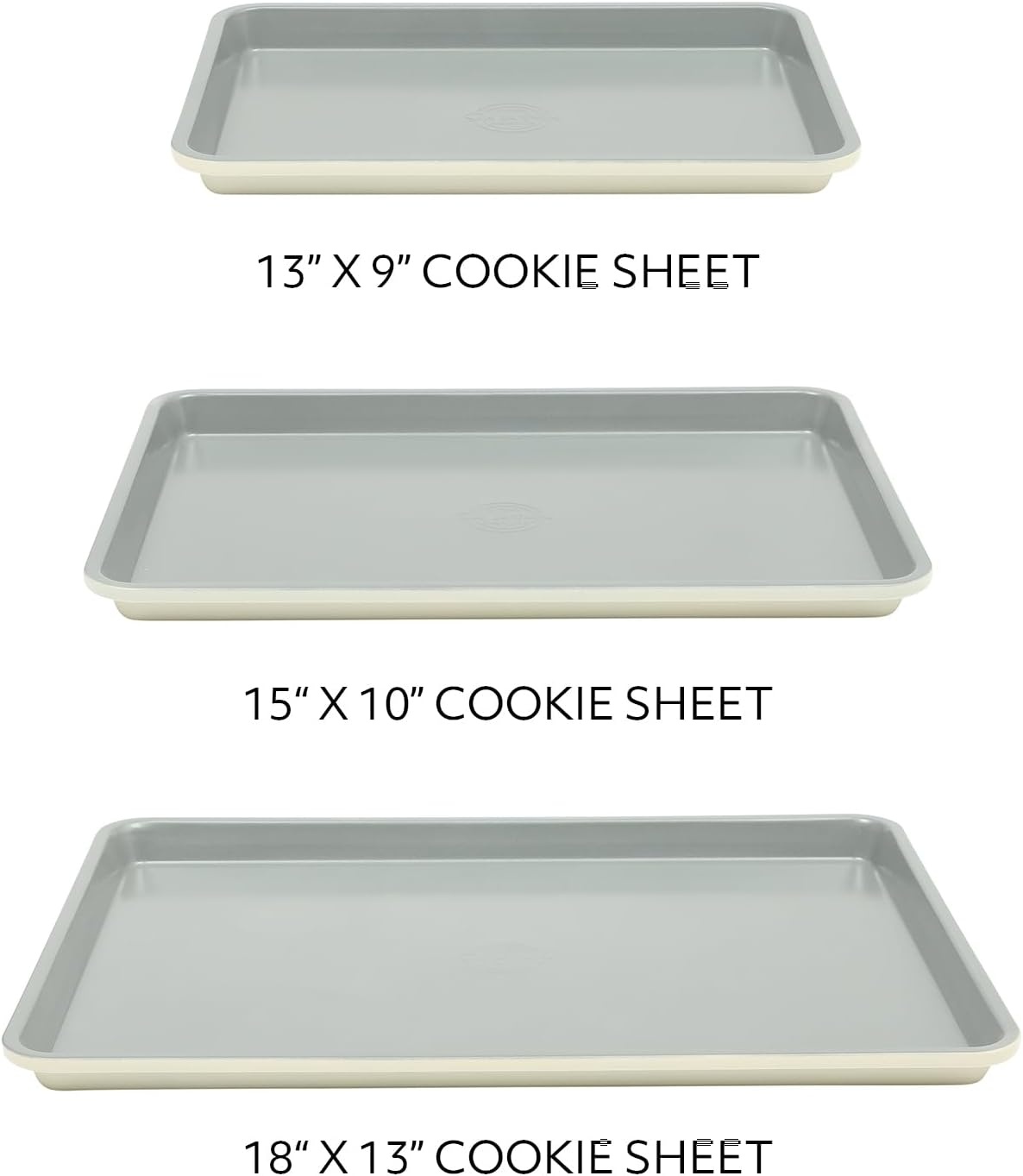 image:imageSur La Table Kitchen Essentials Bake Sale 13 X 9 Inch PFOA PFAS PTFE Free Nonstick CookieBaking Sheet Linen WhiteLinen White