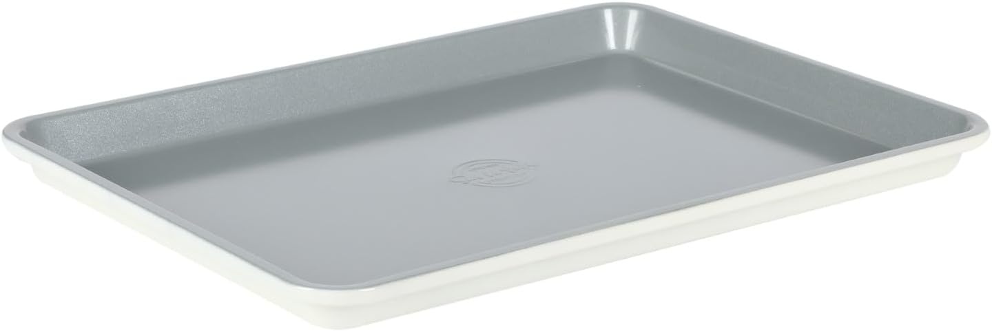 image:imageSur La Table Kitchen Essentials Bake Sale 13 X 9 Inch PFOA PFAS PTFE Free Nonstick CookieBaking Sheet Linen WhiteLinen White