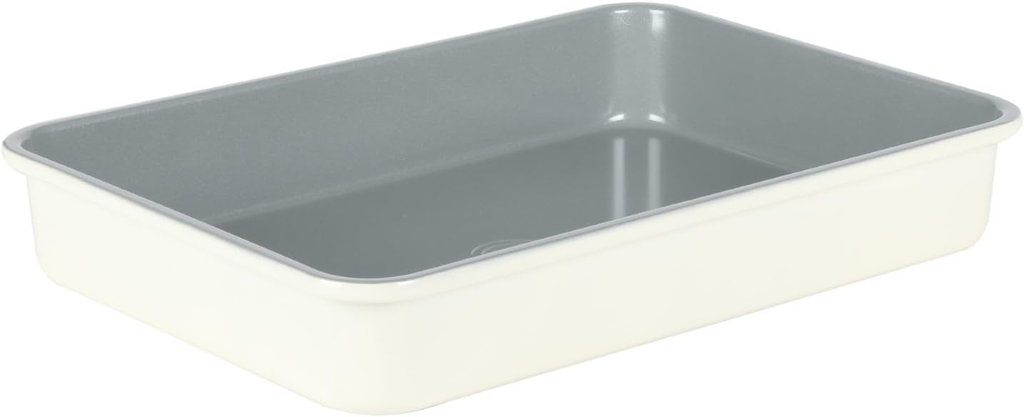 image:imageSur La Table Kitchen Essentials Bake Sale 13 X 9 Inch PFOA PFAS PTFE Free Nonstick CookieBaking Sheet Linen WhiteLinen White