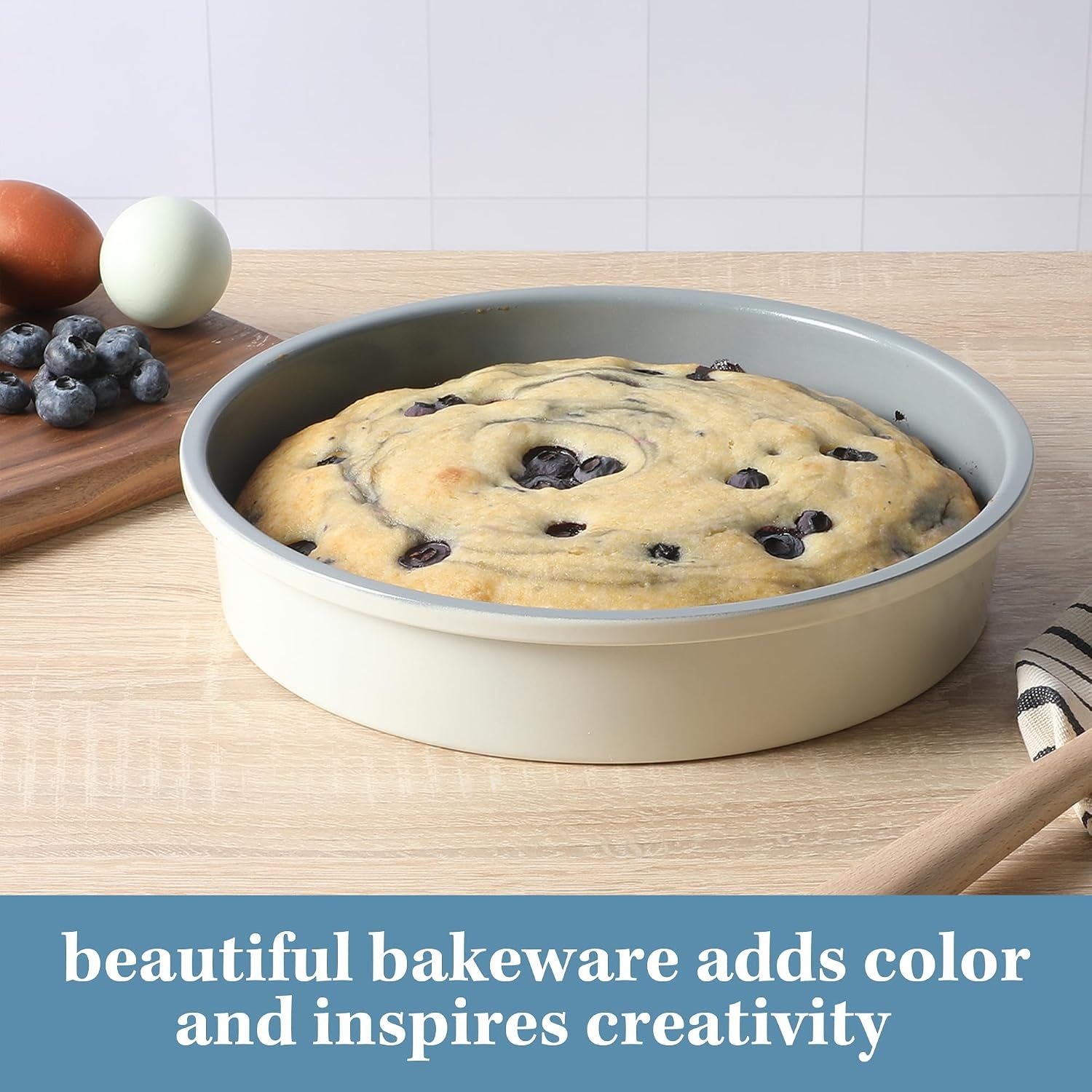 image:imageSur La Table Kitchen Essentials Bake Sale 13 X 9 Inch PFOA PFAS PTFE Free Nonstick CookieBaking Sheet Linen WhiteLinen White