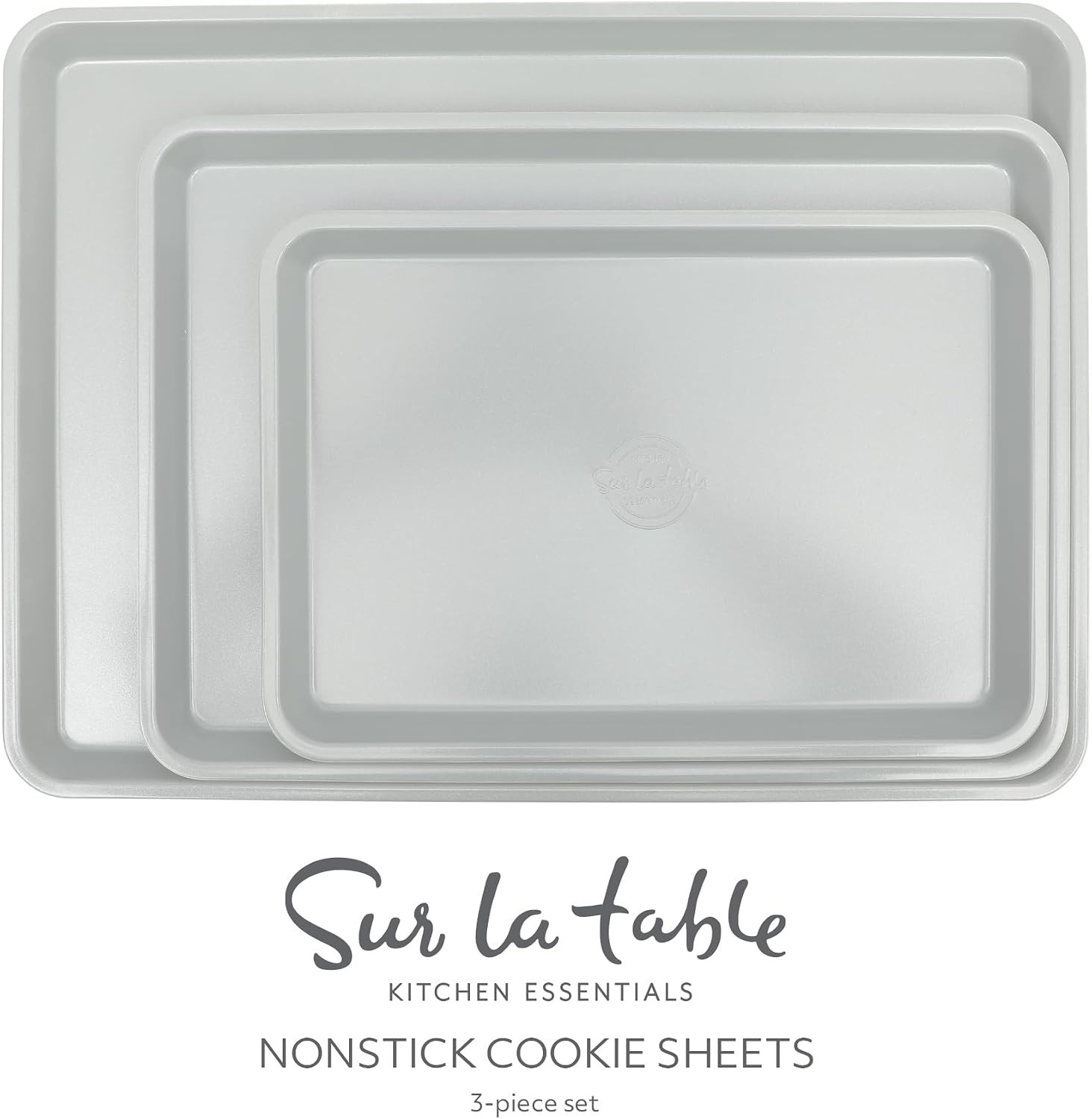 image:imageSur La Table Kitchen Essentials Bake Sale 13 X 9 Inch PFOA PFAS PTFE Free Nonstick CookieBaking Sheet Linen WhiteLinen White