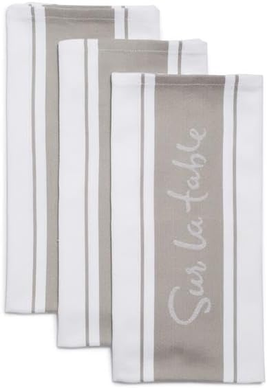 image:imageSur La Table Logo Towels Set of 3 BlueberryBlueberry
