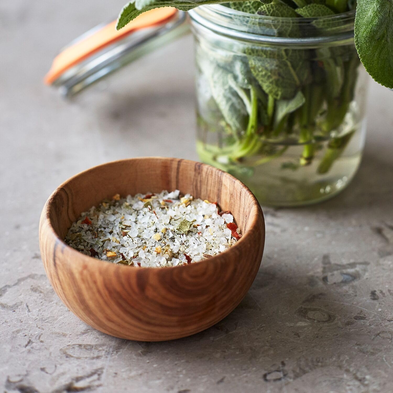 image:imageSur La Table Mini Italian Olivewood Bowl Tan