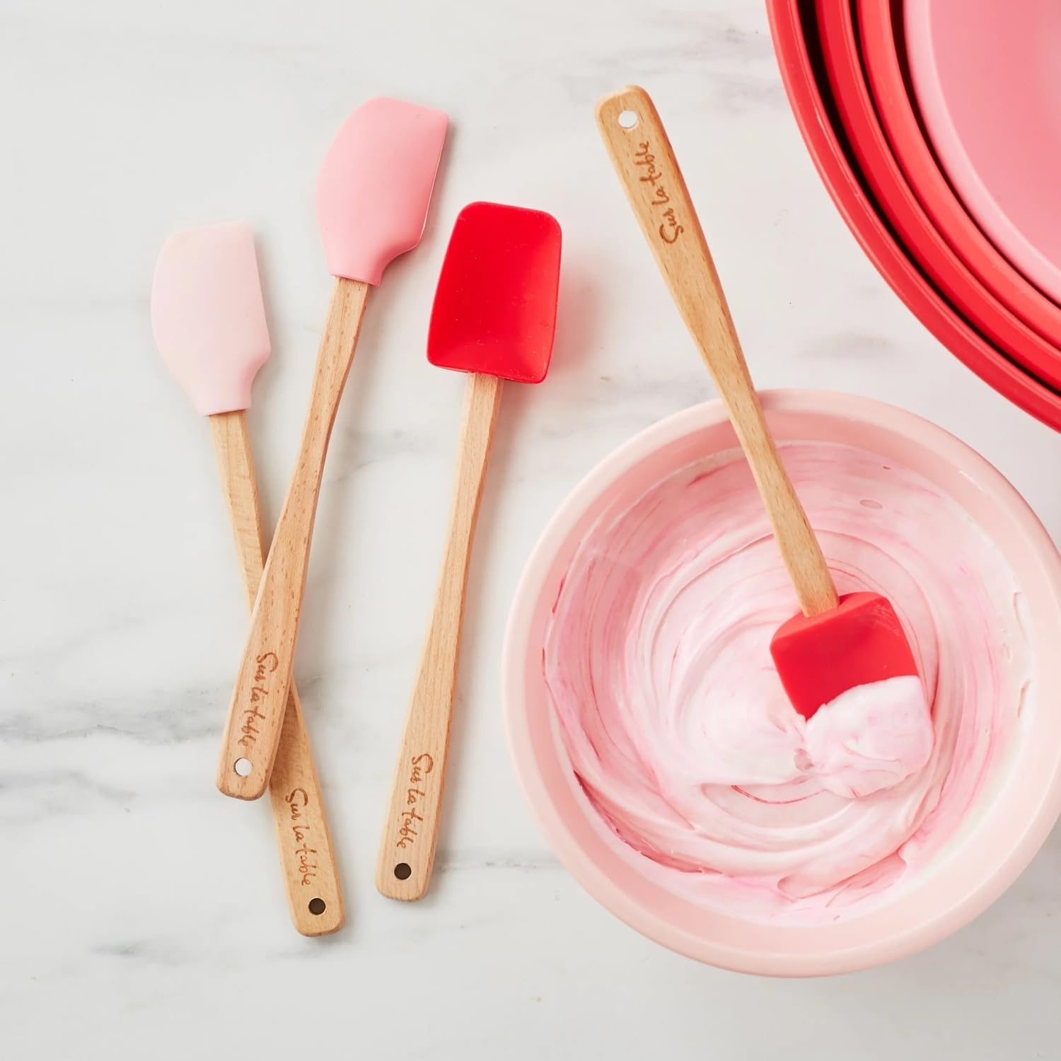 image:imageSur La Table Mini Utensils Set of 4 Red
