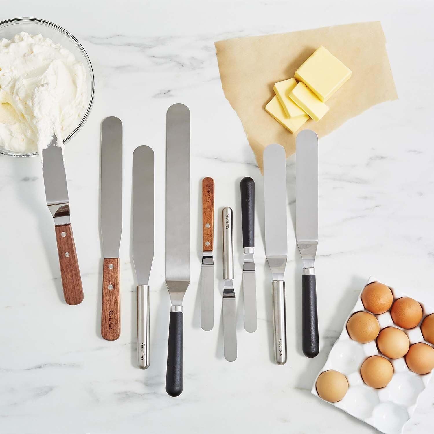 image:imageSur La Table Offset Icing Spatula BlackBlack
