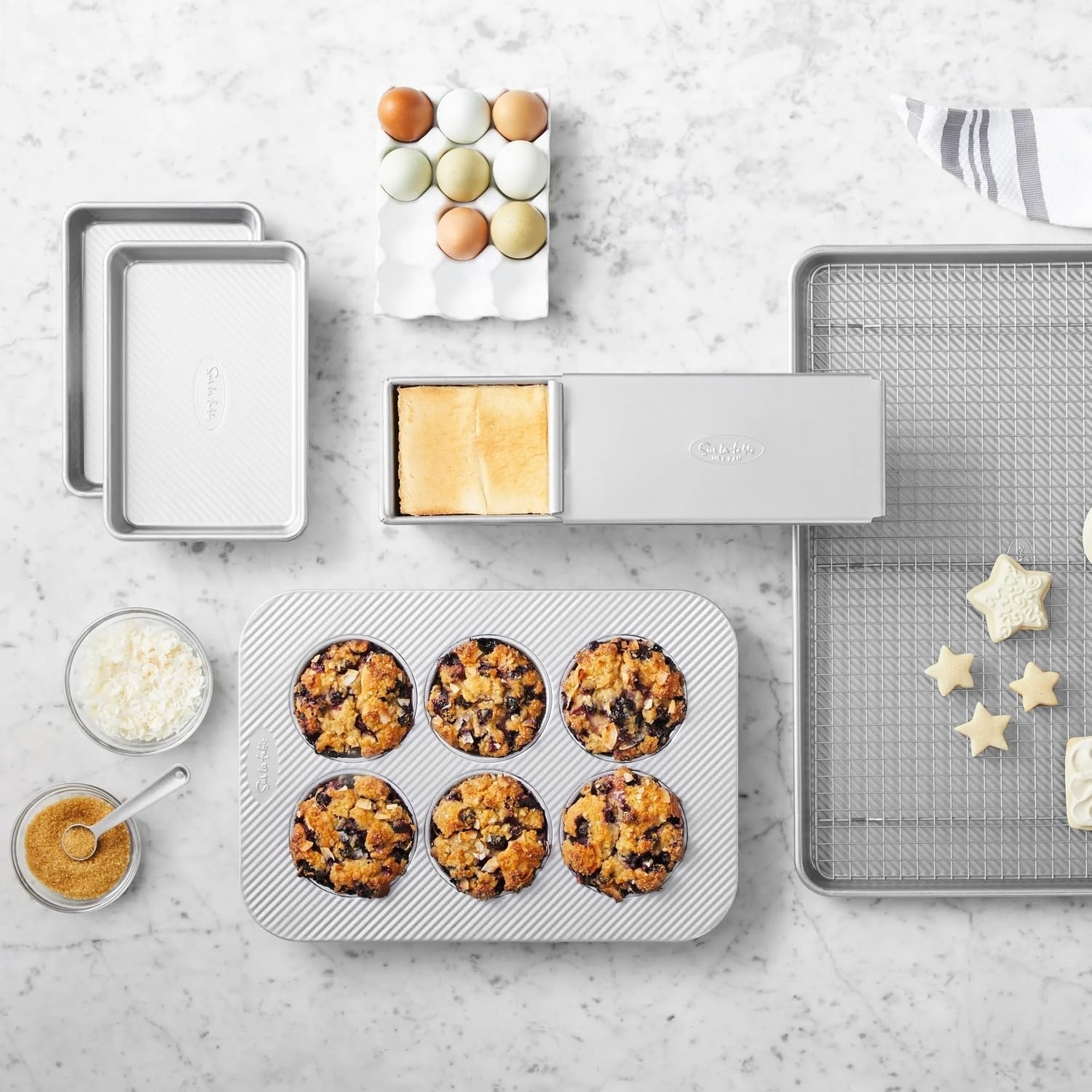 image:imageSur La Table Platinum Pro 18 Sheet Pan Set of 2 Gray