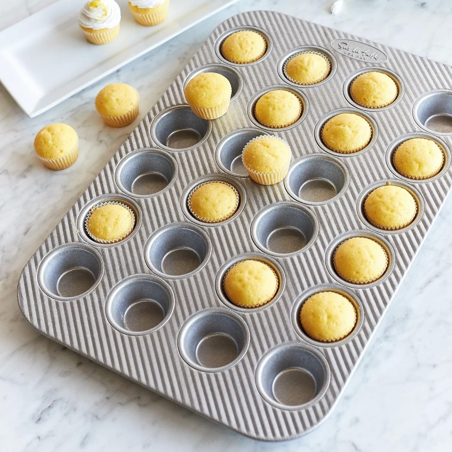 image:imageSur La Table Platinum Pro Mini Muffin Pan Silver