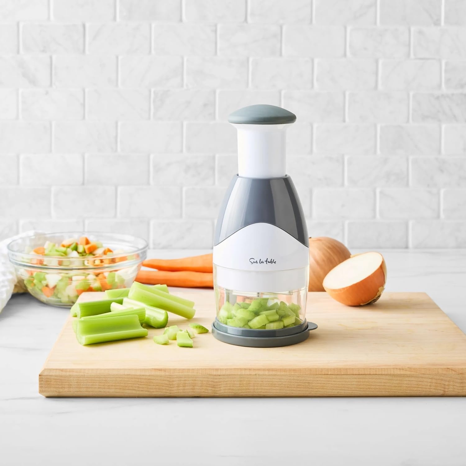 image:imageSur La Table Push Chopper Silver