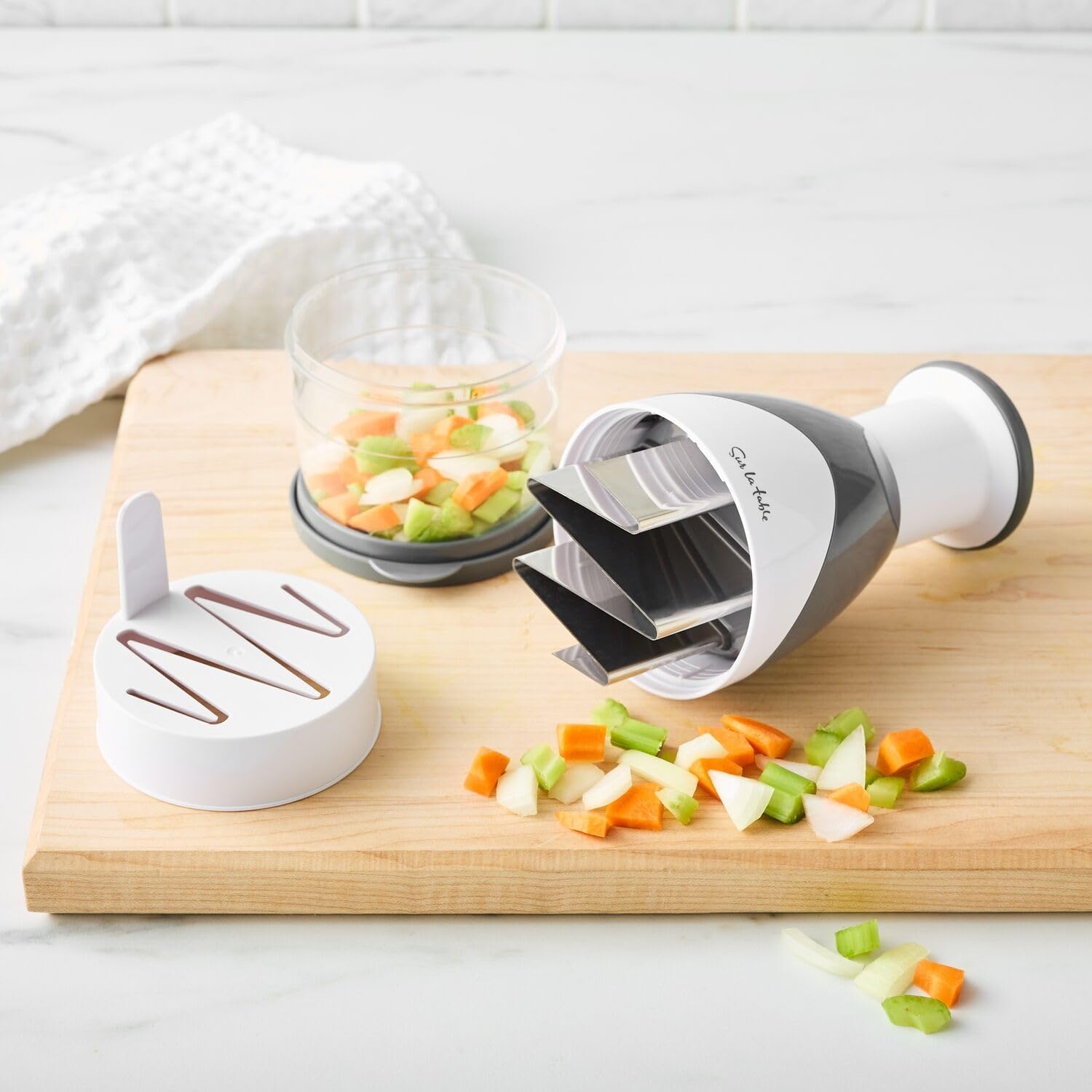 image:imageSur La Table Push Chopper Silver