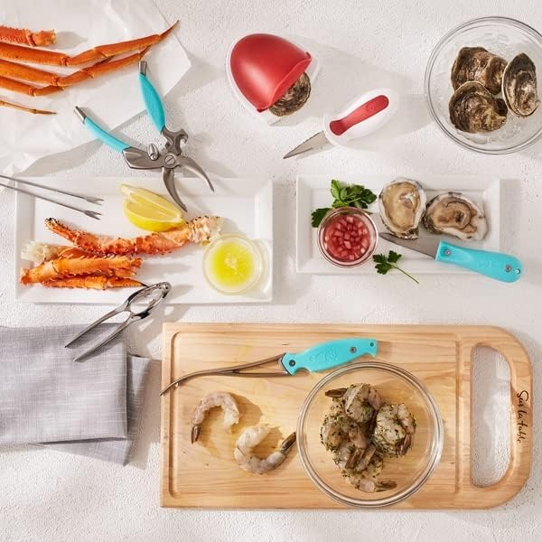 image:imageSur La Table Seafood Kit Set of 8 Silver