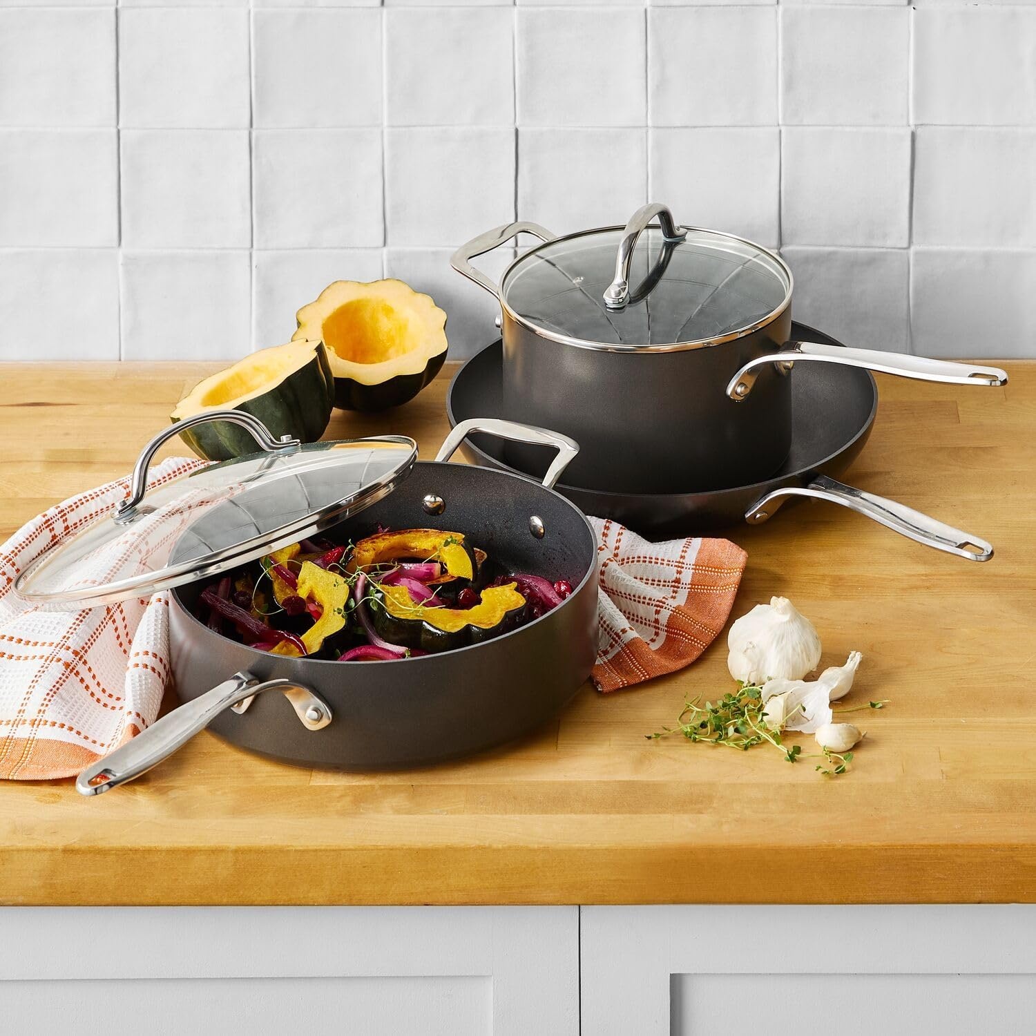 image:imageSur La Table Signature Hard Anodized Nonstick Skillet Black