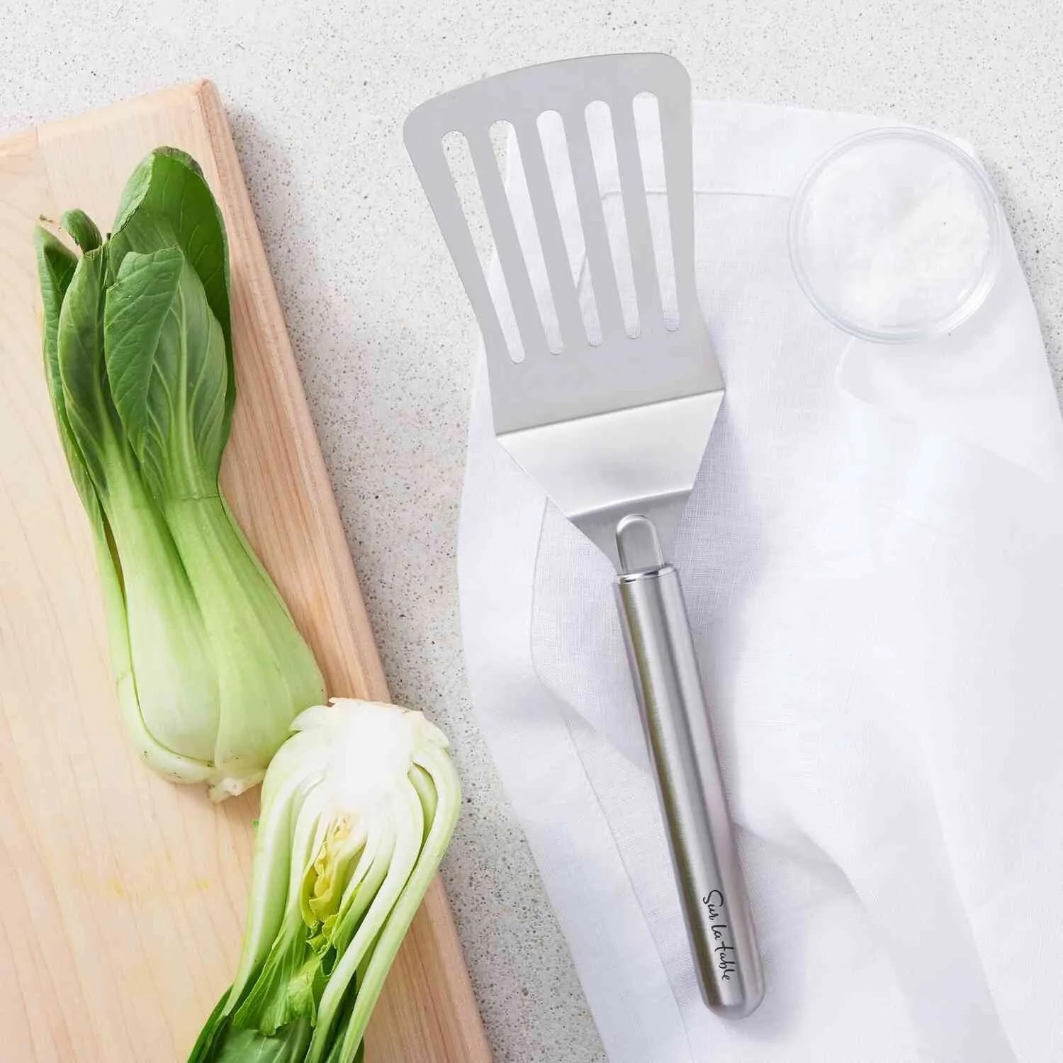 image:imageSur La Table Stainless Steel Flexi Curved Turner Silver
