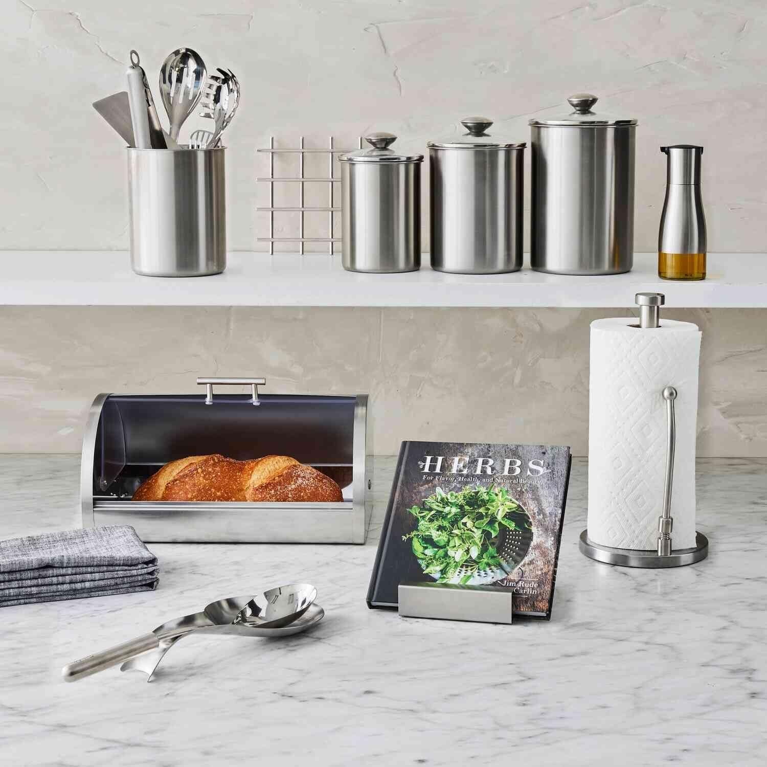 image:imageSur La Table Stainless Steel Turner 12 in ProfessionalGrade Slotted Turner for Flipping Draining and Plating 12 in