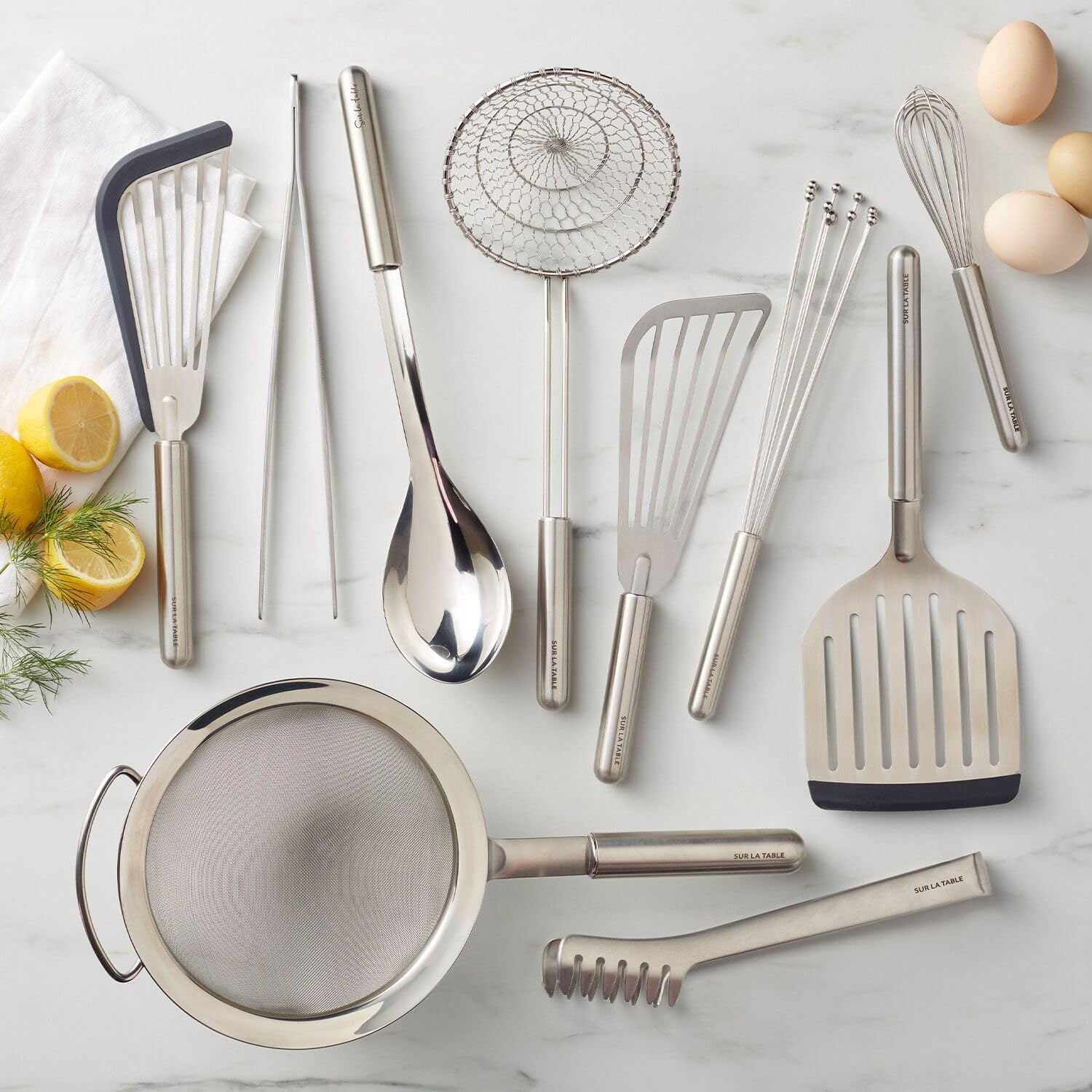 image:imageSur La Table XL Silicone Edge Turner Silver