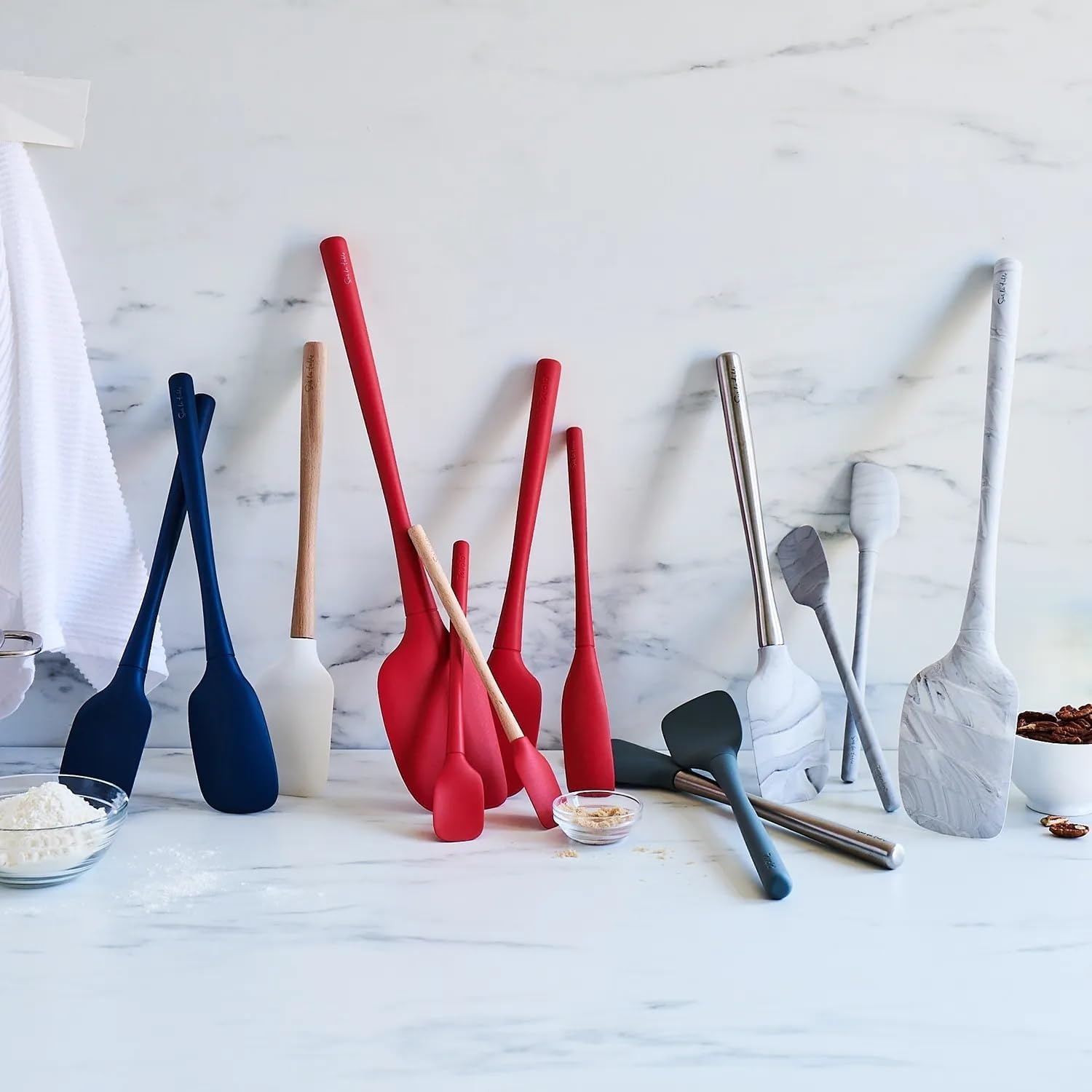image:imageSur la table FlexCore Silicone Spatula Light PinkWhite