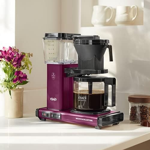 image:imageTechnivorm Moccamaster 53941 KBGV Select 10Cup Coffee Maker Polished Silver 40 ounce 125lBeetroot