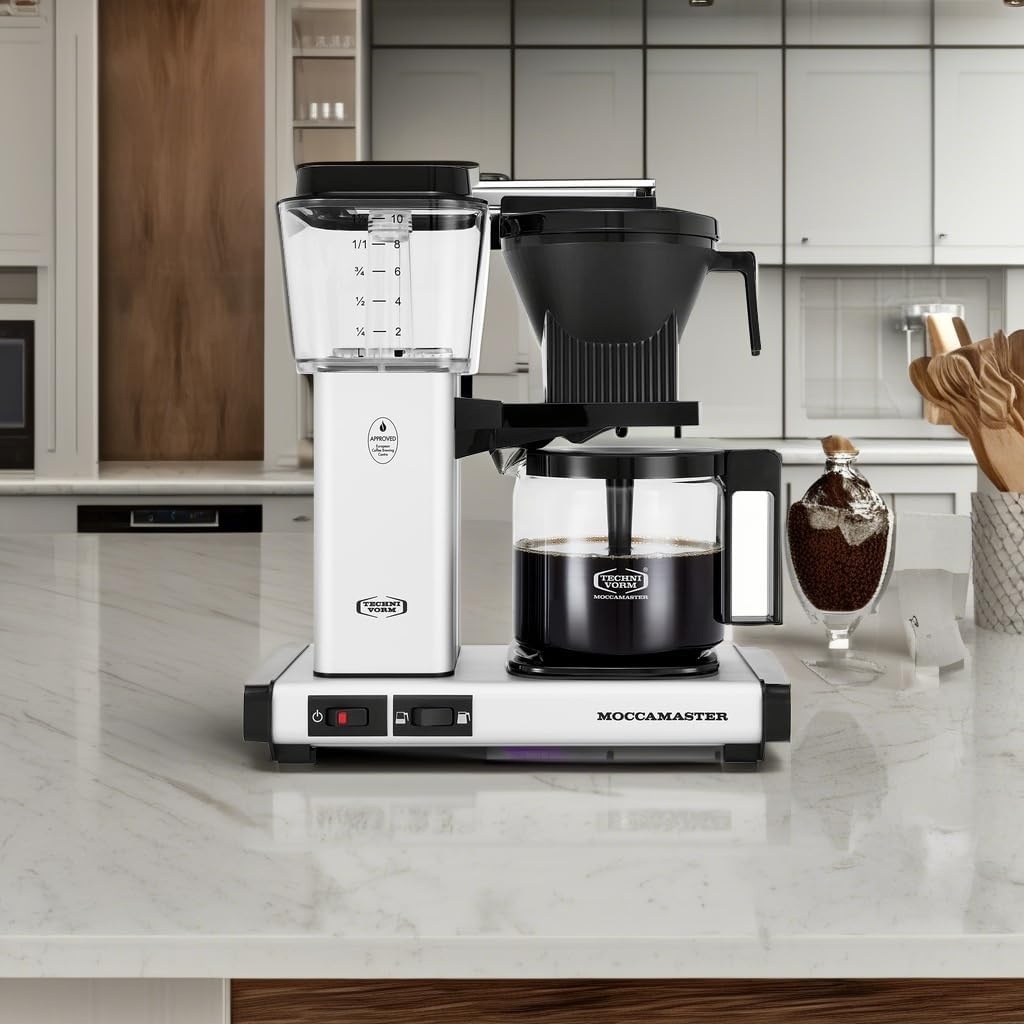 image:imageTechnivorm Moccamaster 53941 KBGV Select 10Cup Coffee Maker Polished Silver 40 ounce 125lMatte Silver