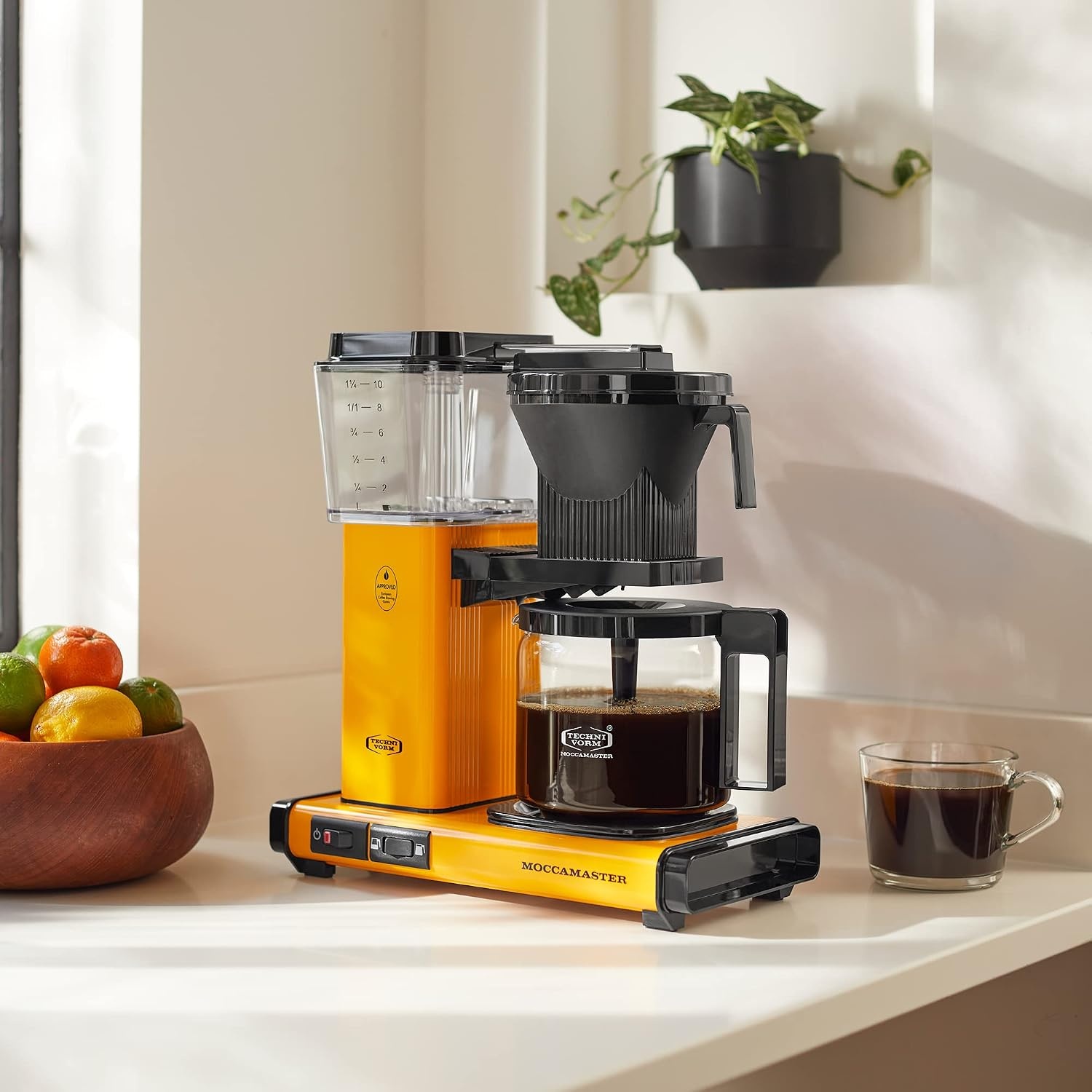 image:imageTechnivorm Moccamaster 53941 KBGV Select 10Cup Coffee Maker Polished Silver 40 ounce 125lYellow Pepper