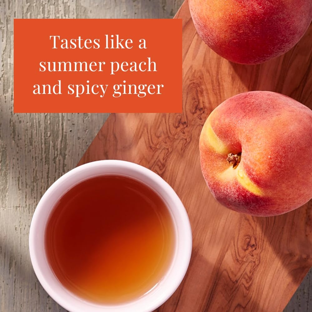 image:imageThe Republic of Tea Ginger Peach Black Tea Caffeinated 50 Count250 Count Pack of 1