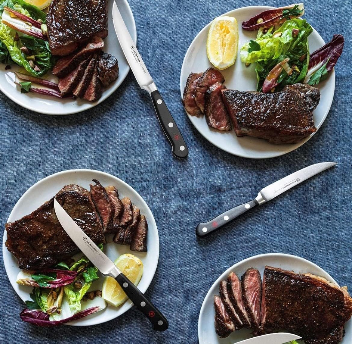 image:imageWSTHOF Classic 4Piece Steak Knife Set Black4 Piece Set
