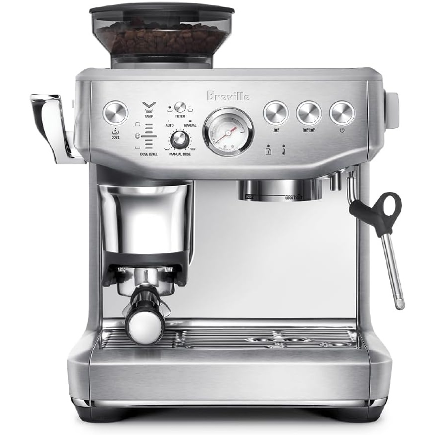 image:imageBreville Barista Express Impress Espresso Machine BES876OLT Olive TapenadeBrushed Stainless Steel