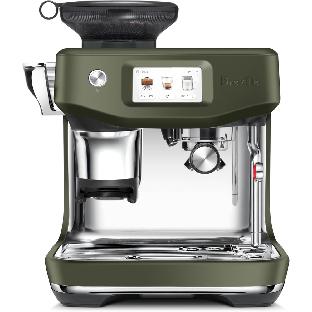 image:imageBreville Barista Touch Impress Espresso Machine BES881BTR Black TruffleOlive Tapenade