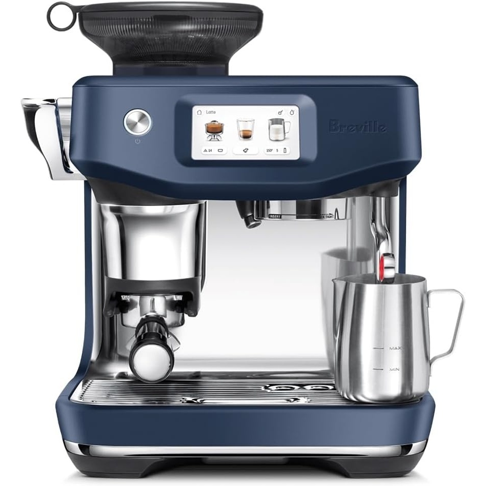 image:imageBreville Barista Touch Impress Espresso Machine BES881BTR Black Truffledamson blue