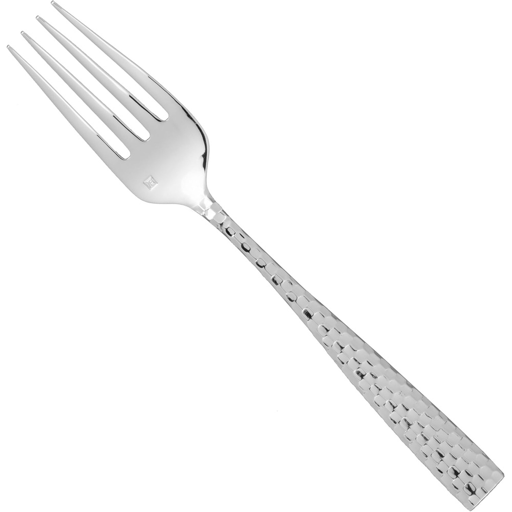 image:imageFortessa Lucca Faceted 1810 Stainless Steel Flatware Serving Spoon 9InchLucca Faceted