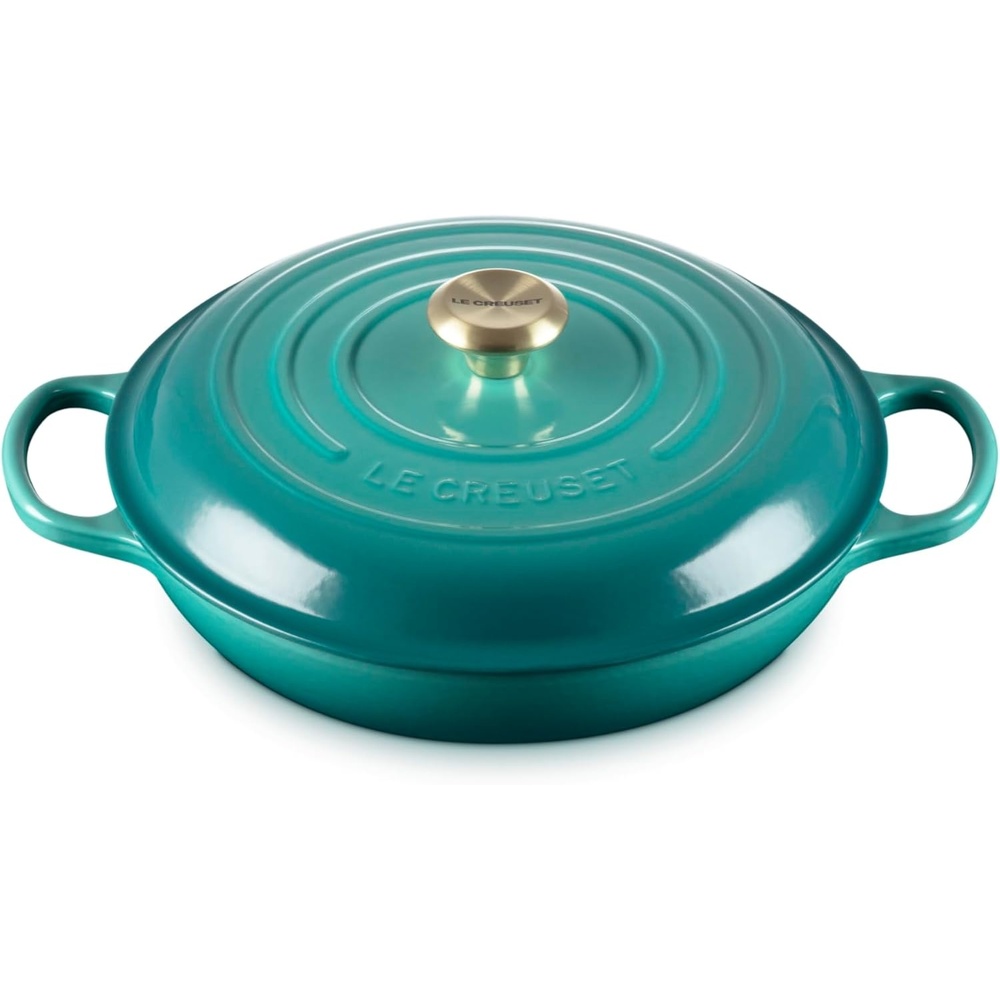 image:imageLe Creuset Enameled Cast Iron Signature Braiser 35 qt CeriseRiviera