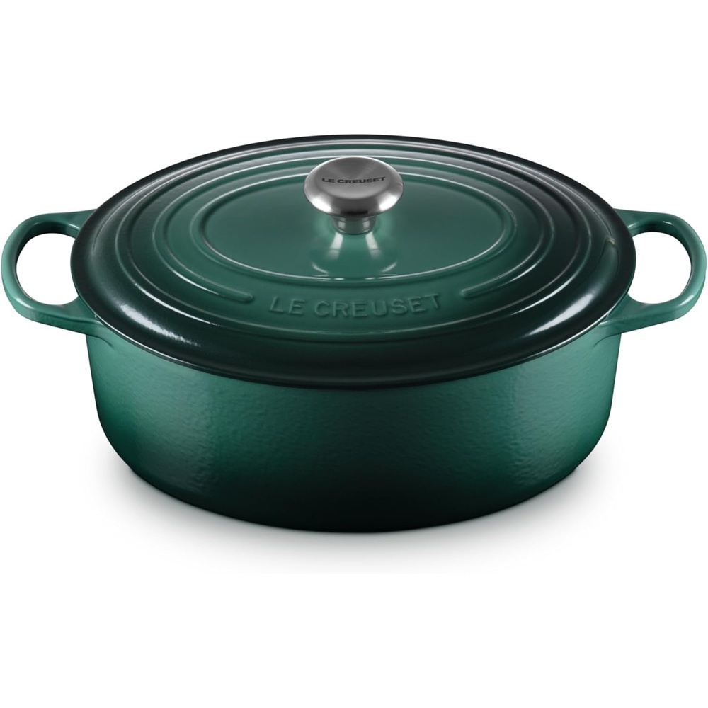 image:imageLe Creuset Enameled Cast Iron Signature Oval Dutch Oven 8 qt CeriseArtichaut